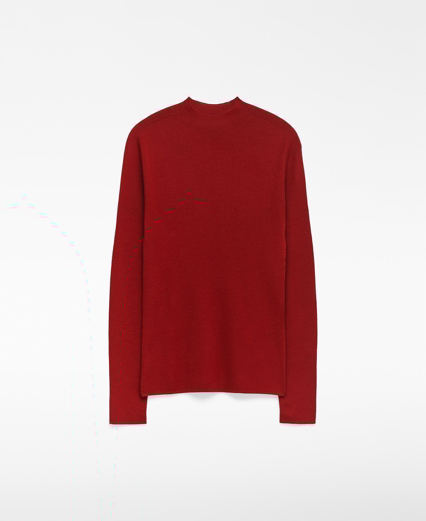 Jersey entallado lana merino mujer image number 4