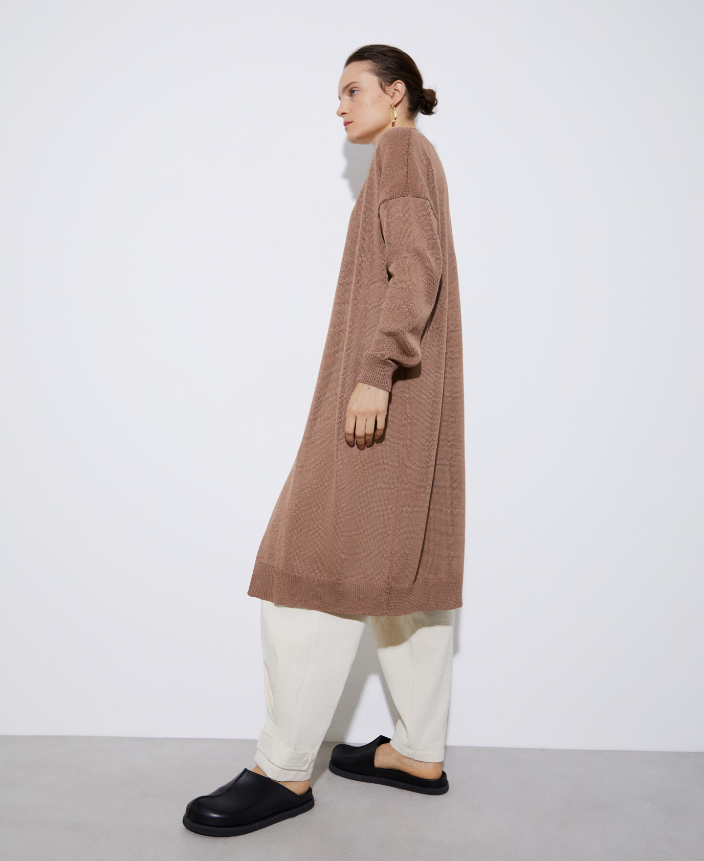Extra long raffia look jacket image number 3