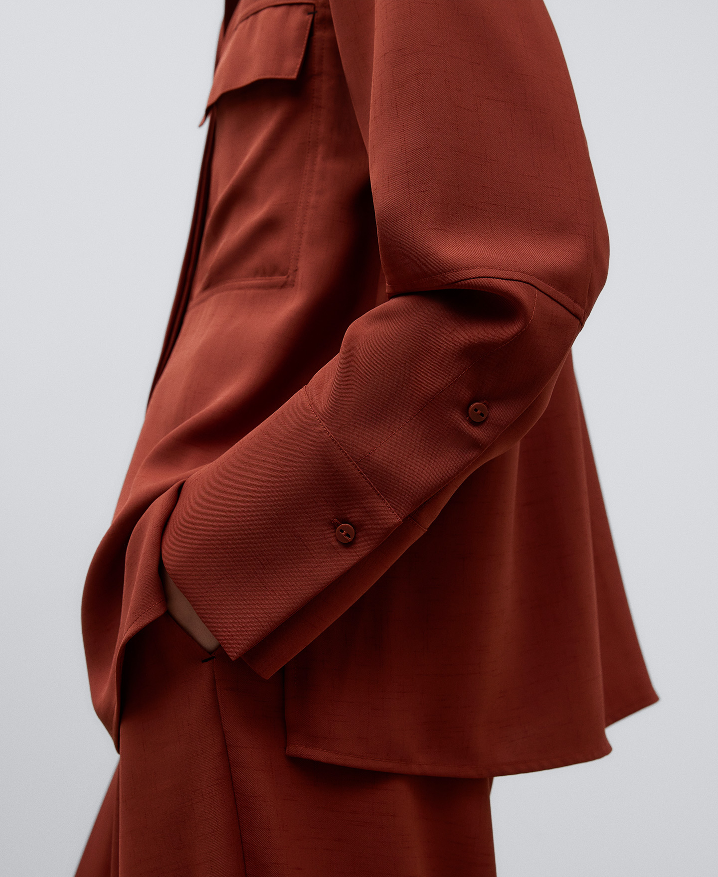 Oversized shirt woman image number 3
