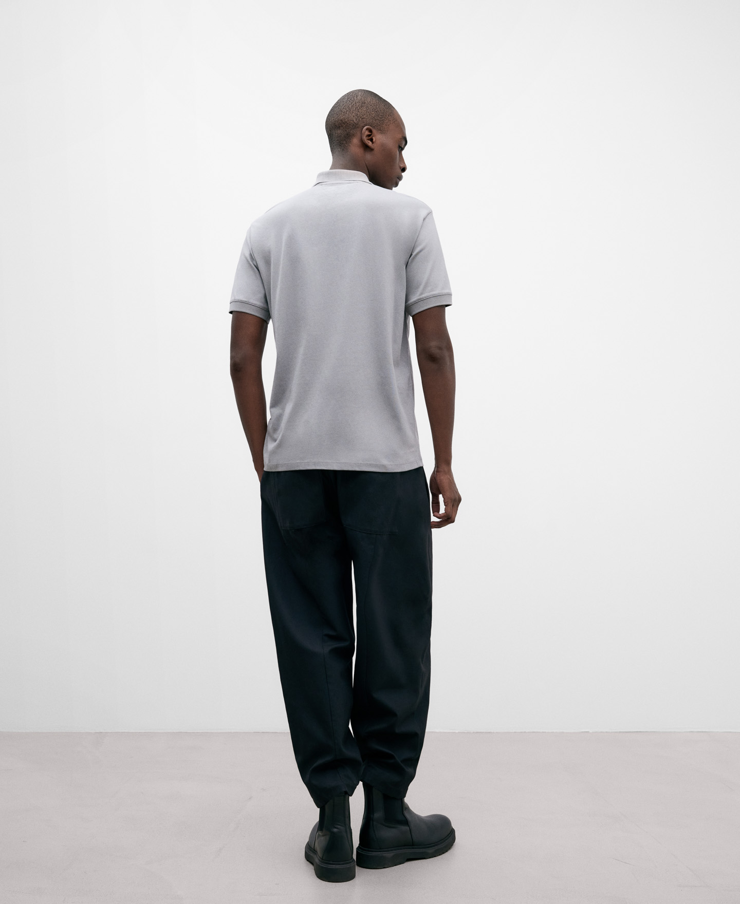 Mercerised cotton polo shirt image number 2