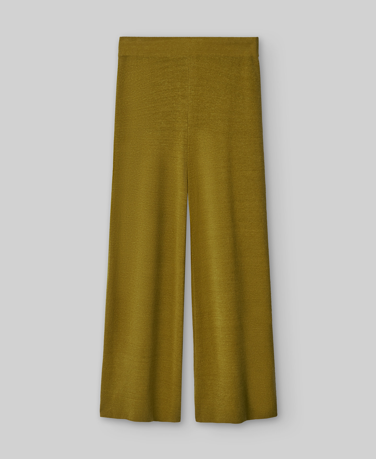Knit linen trousers woman image number 4