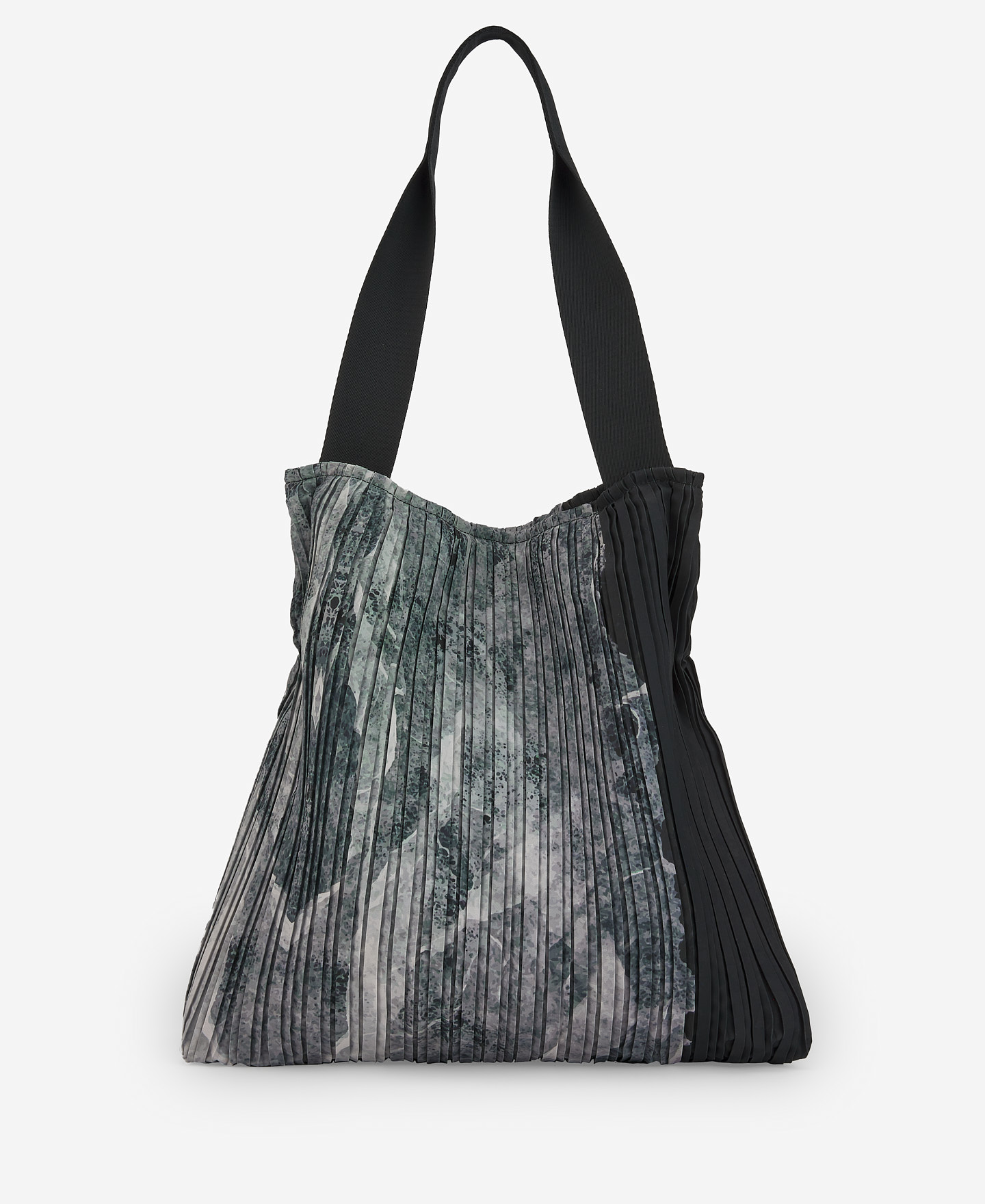 Recycled crinkle vertical shopper image number 1