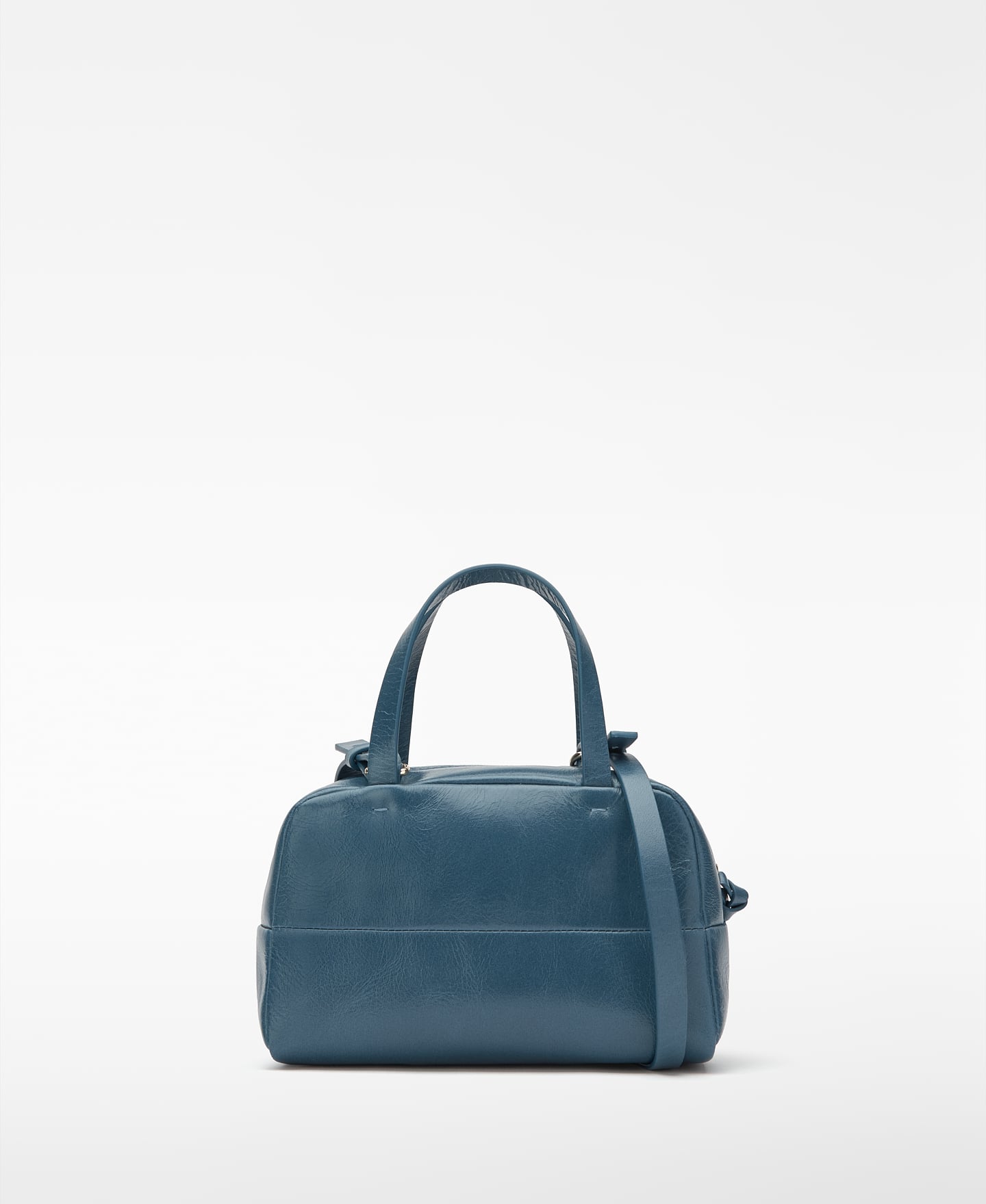 Ori&oacute;n leather mini bowling bag image number 1