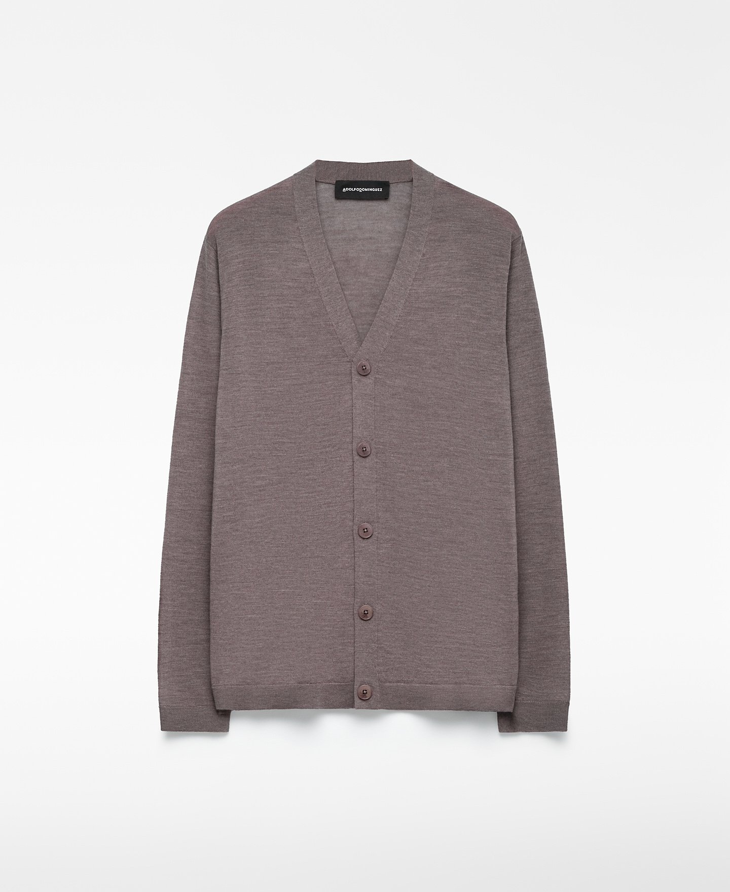 Merino wool cardigan man image number 4