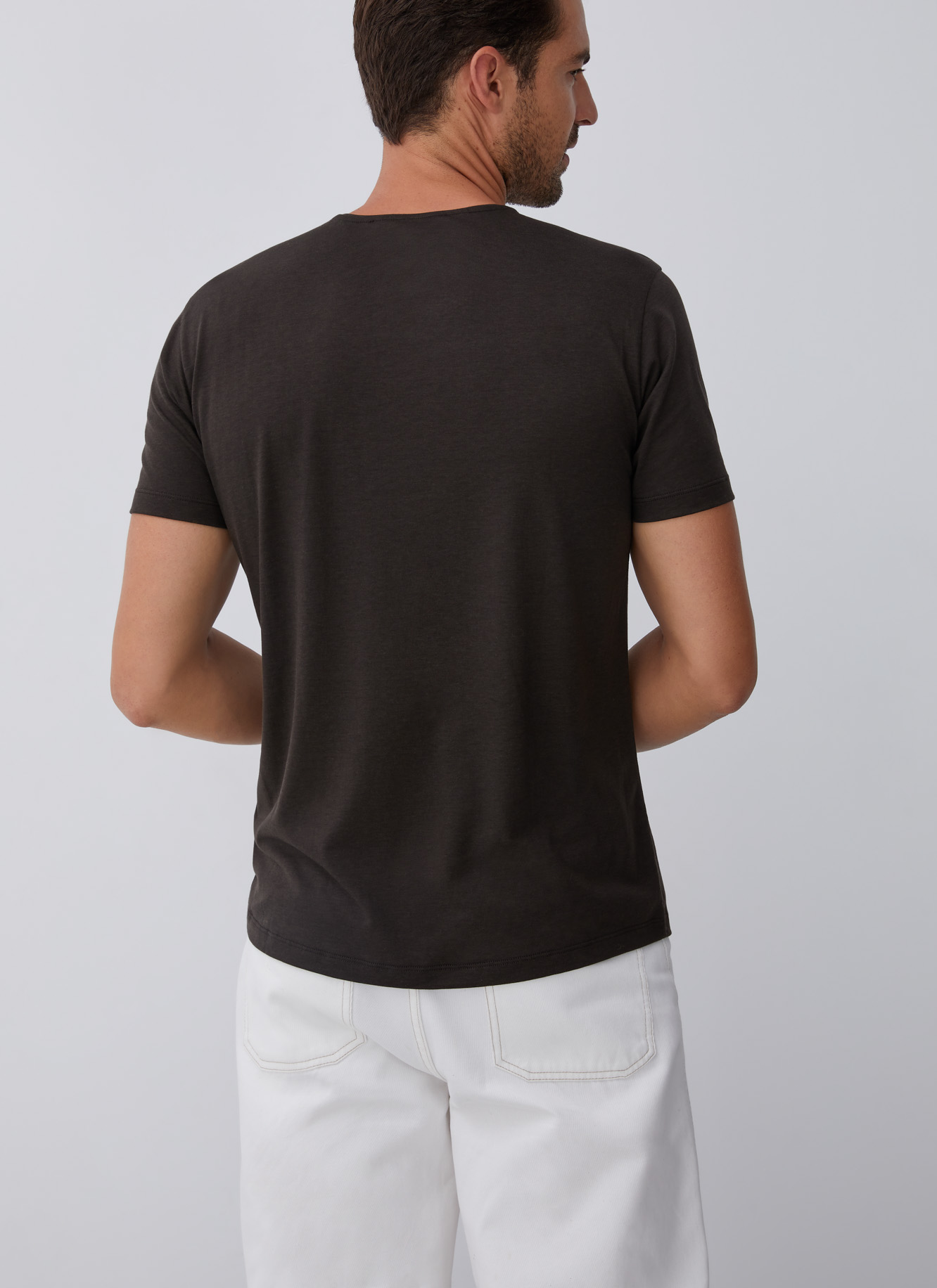 Lyocell and cotton t-shirt image number 1