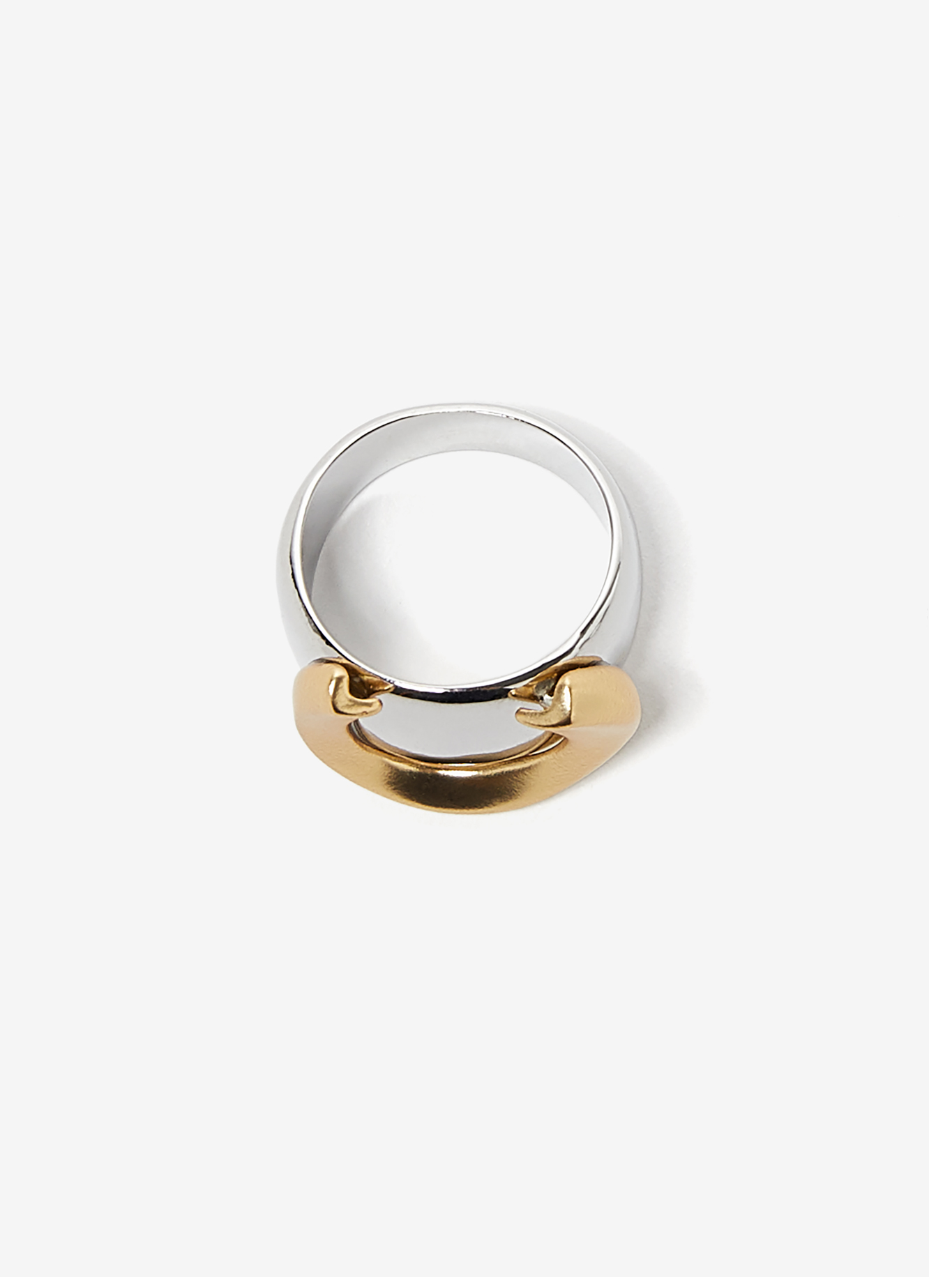 Ring with horseshoe detail image number 1