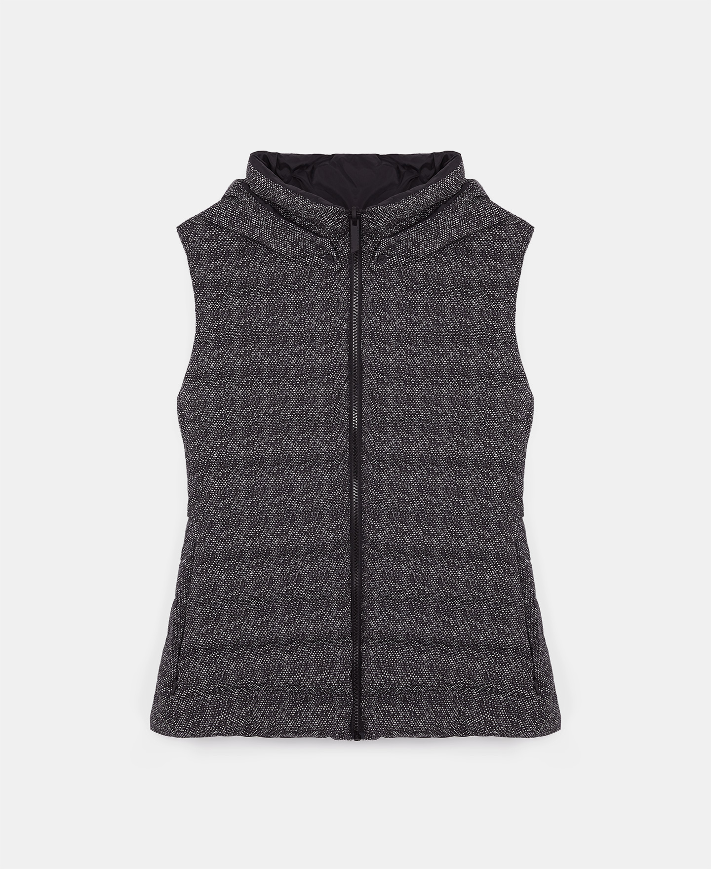 Quilted printed vest image number 6
