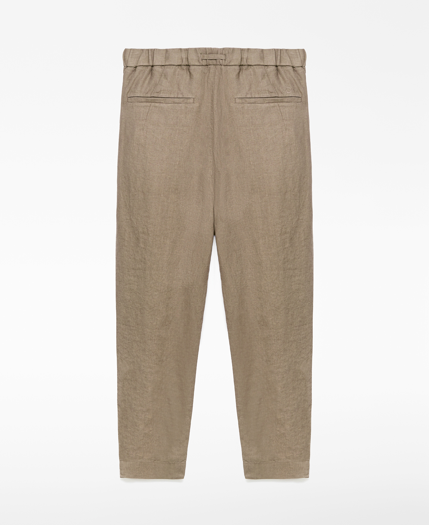 Linen jogger trousers image number 5