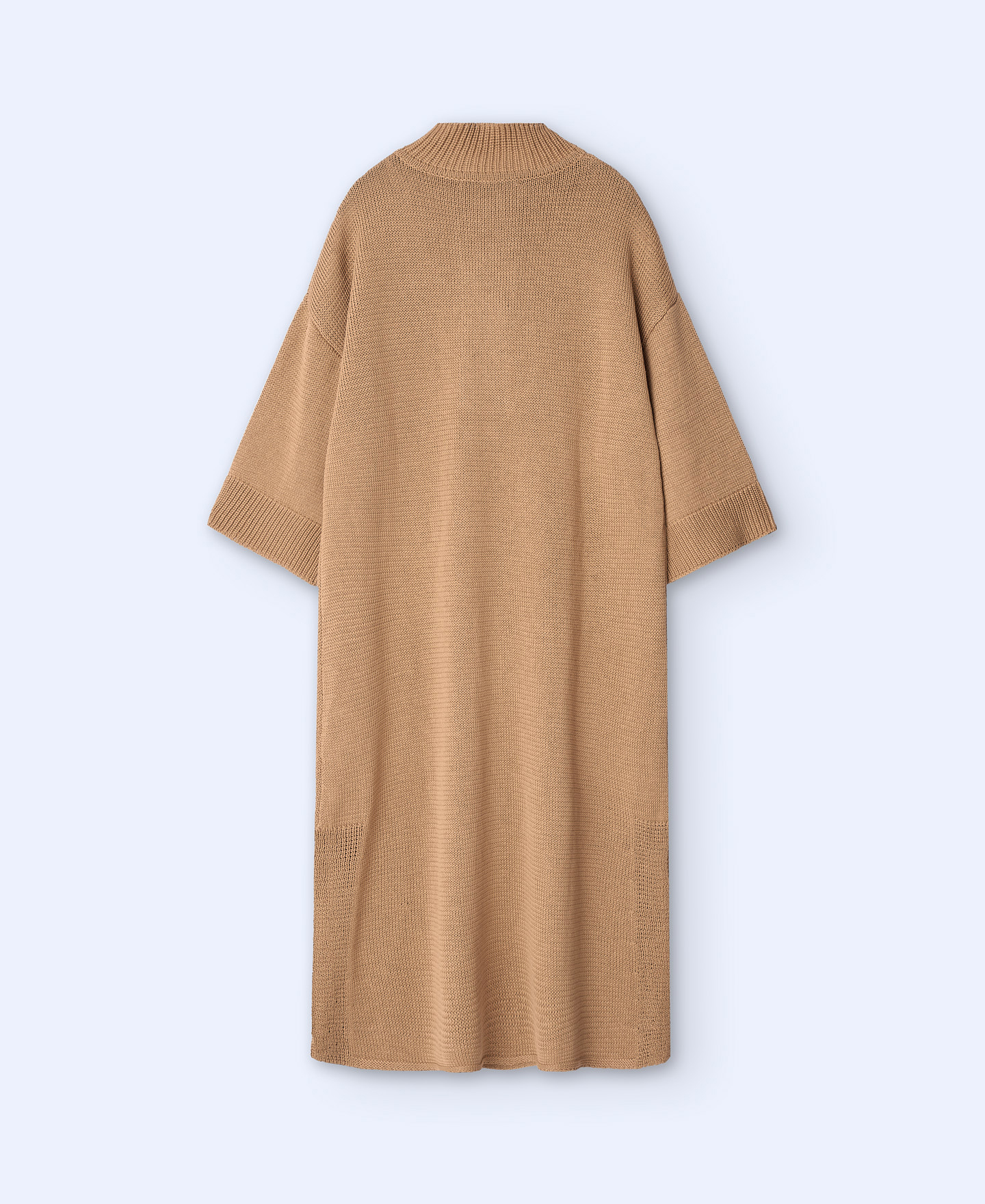 Vestido midi con cuello perkins image number 3