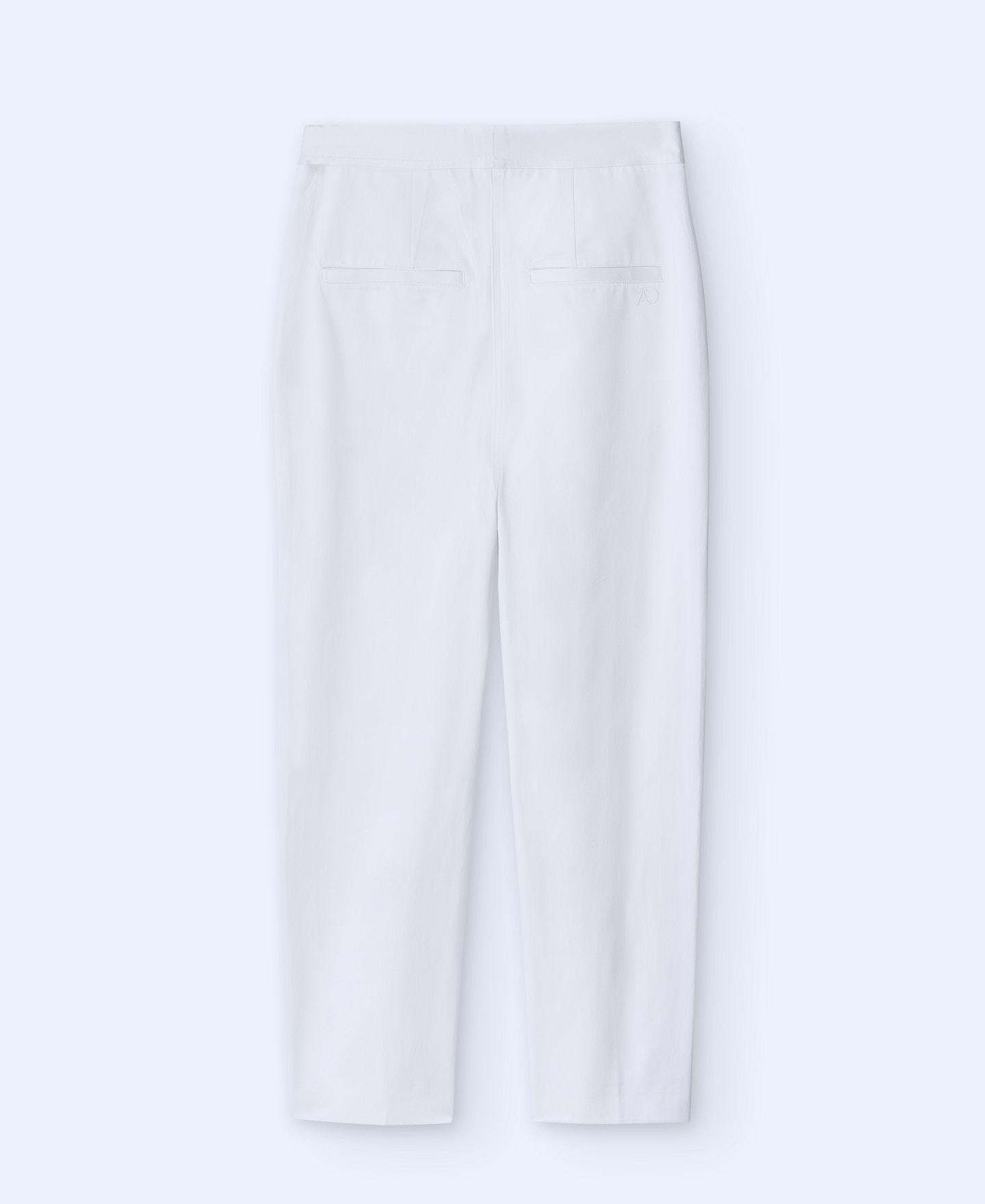 Pantalón con pliegue en algodón orgánico image number 5