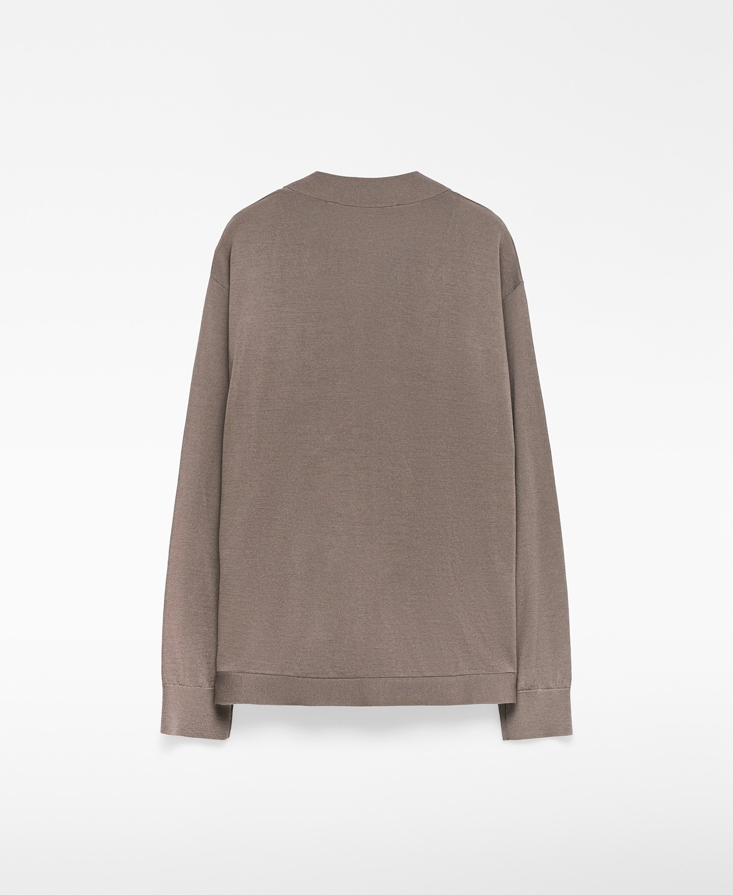 Merino wool wrap cardigan woman image number 5