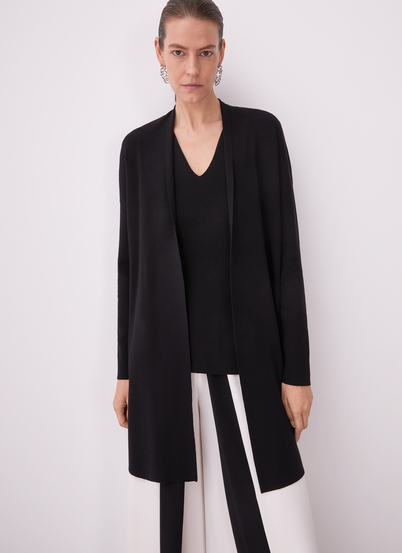 Top en viscosa con espalda de mohair image number 3