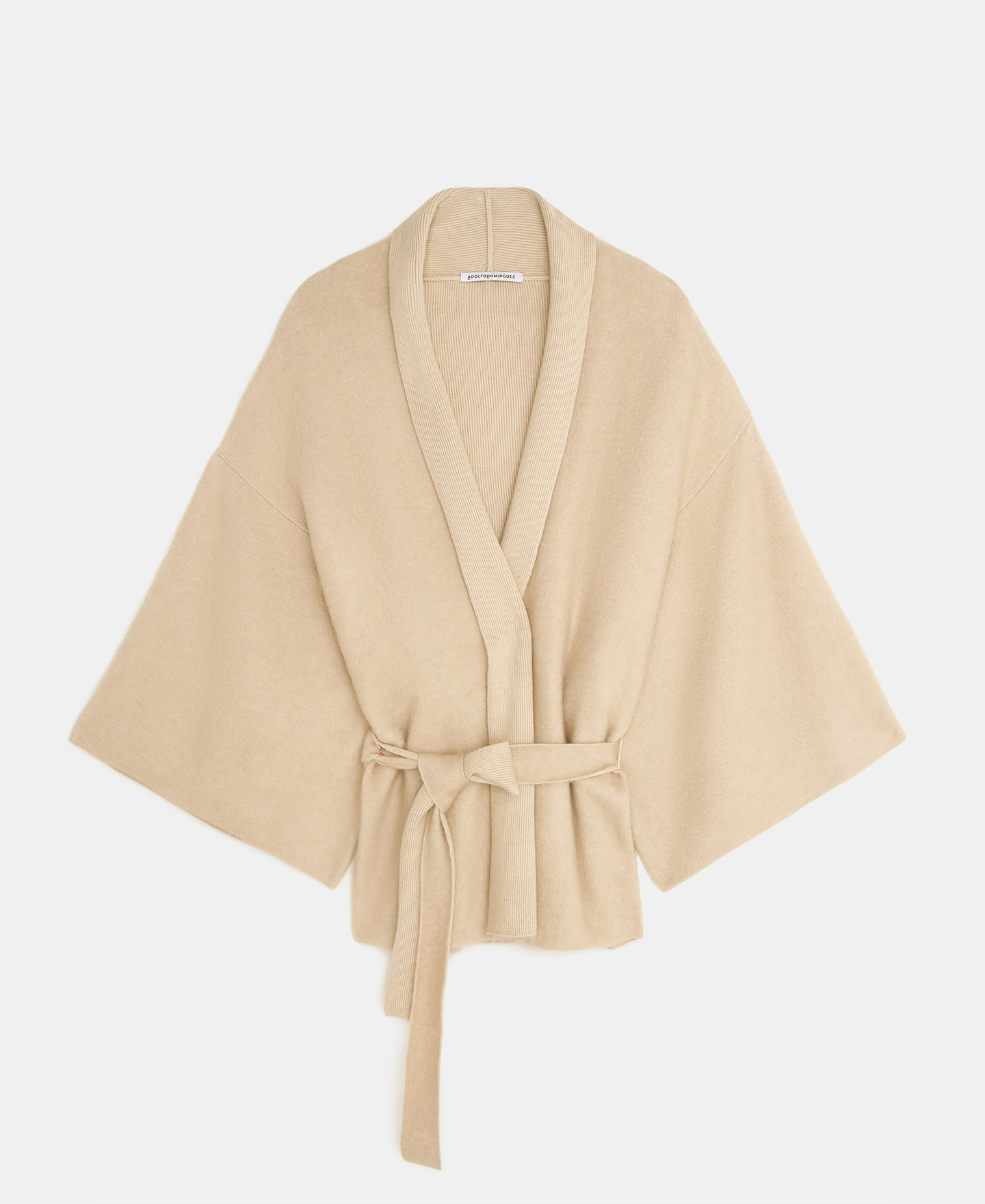 Alpaca wrap-around jacket image number 4