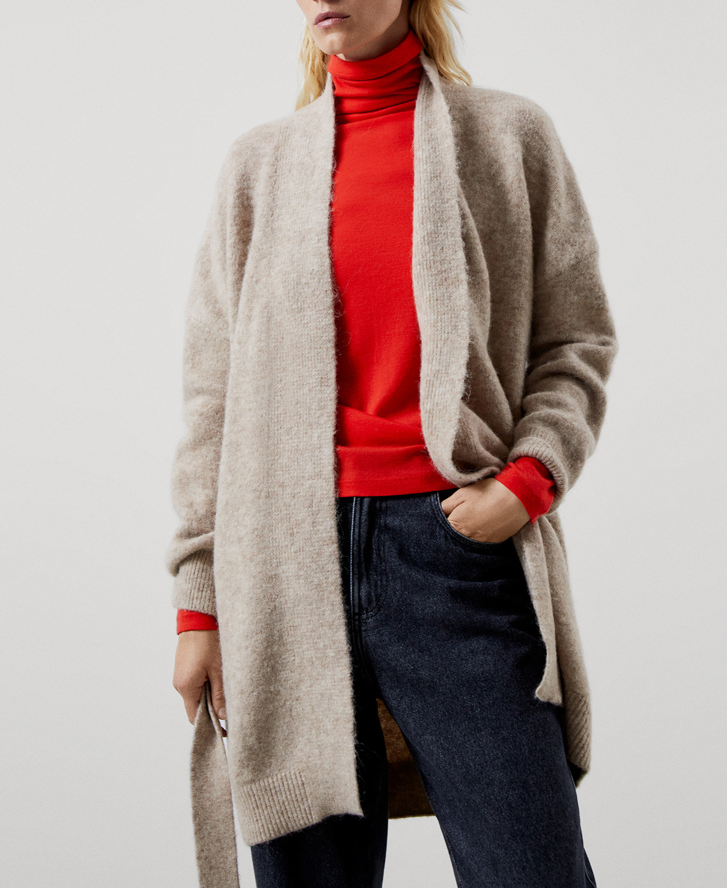 Chaqueta en nailon, alpaca y merino image number 0