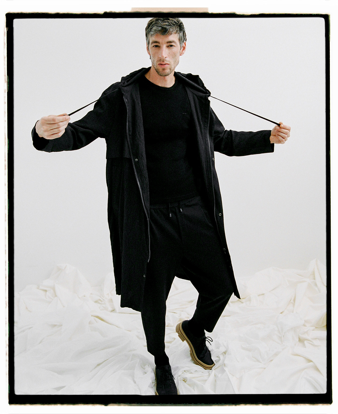 Gabardina en seersucker de nylon image number 0