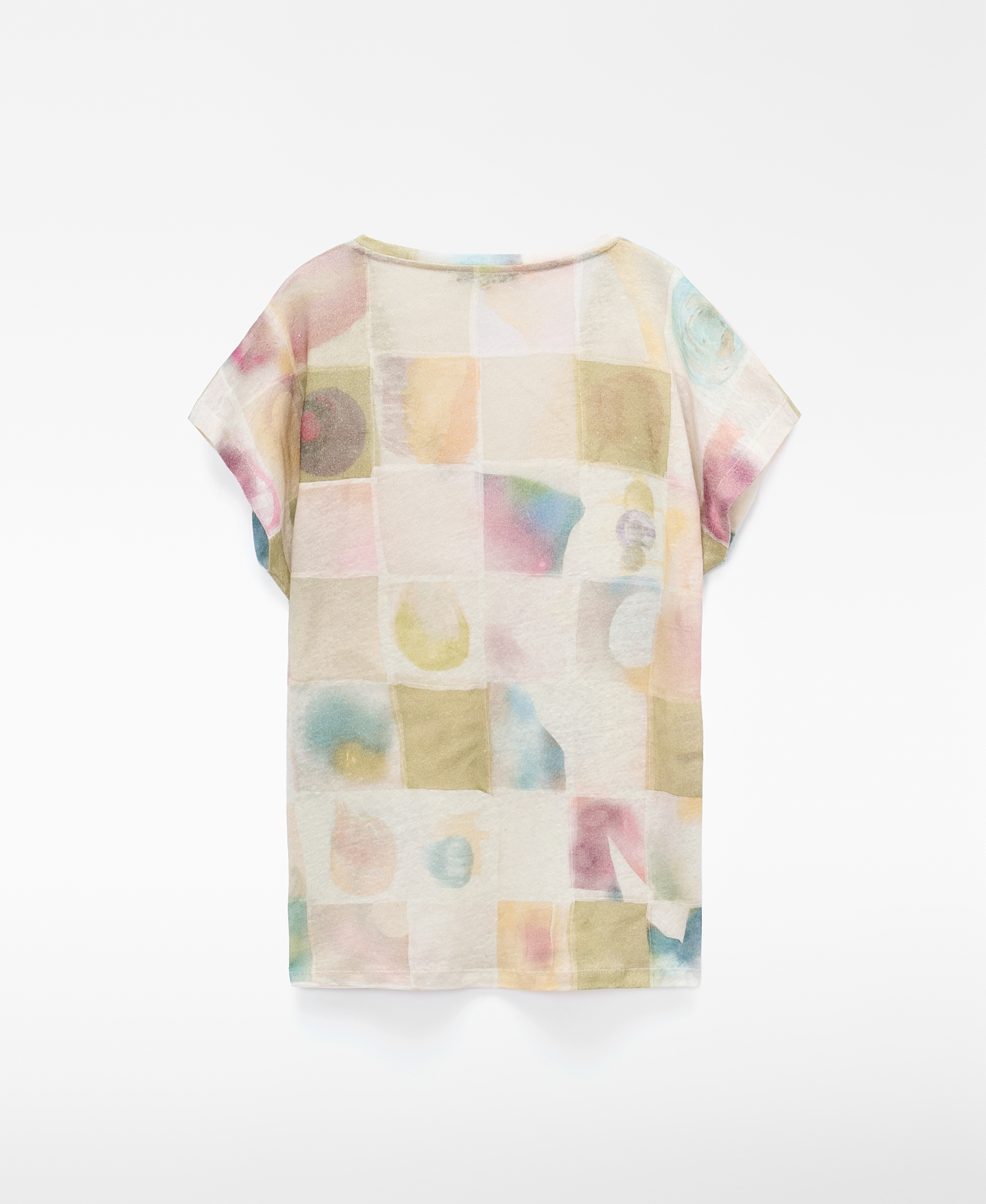 T-shirt imprim&eacute; en lin europ&eacute;en image number 1