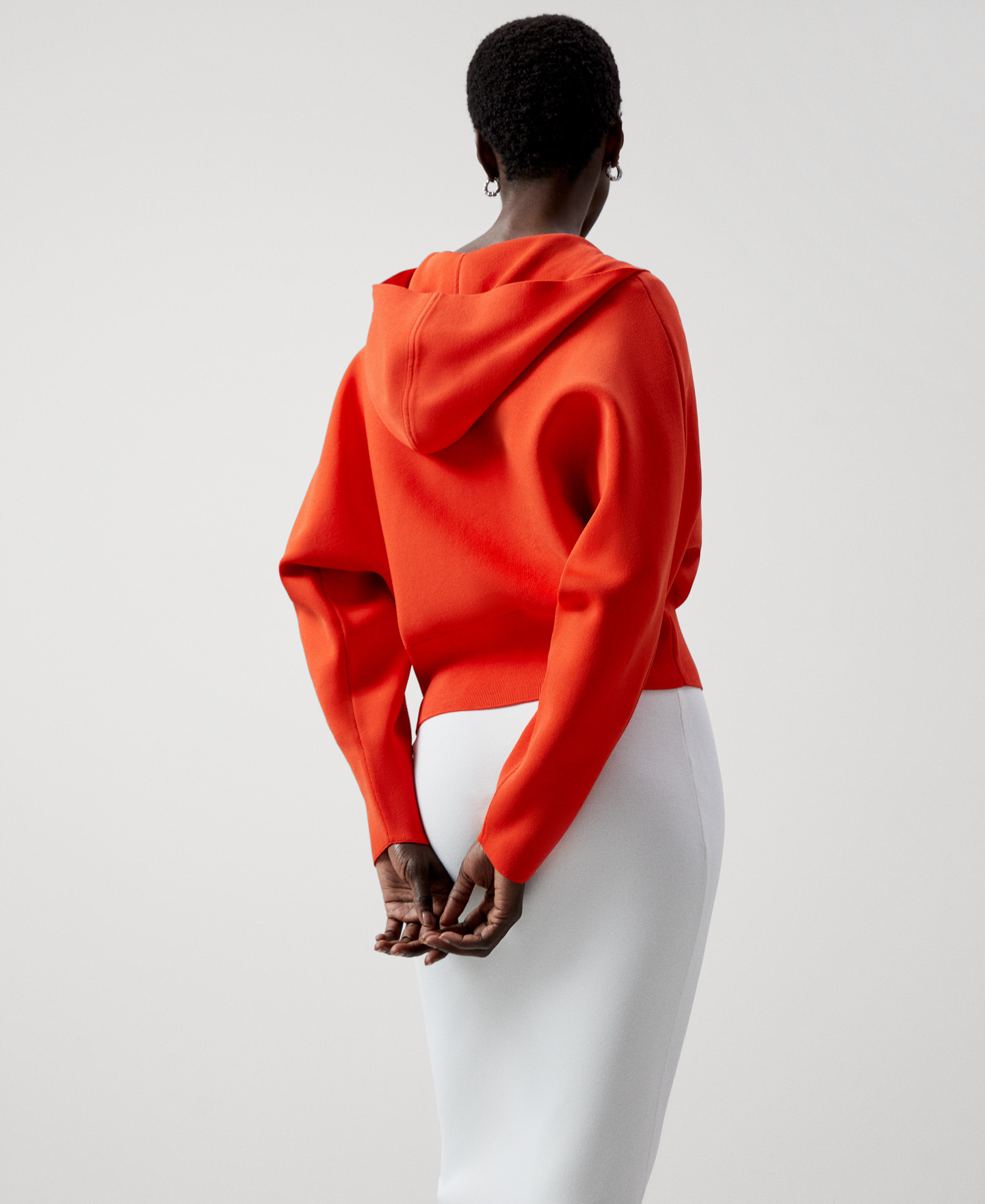 Viscose and nylon jacket image number 2