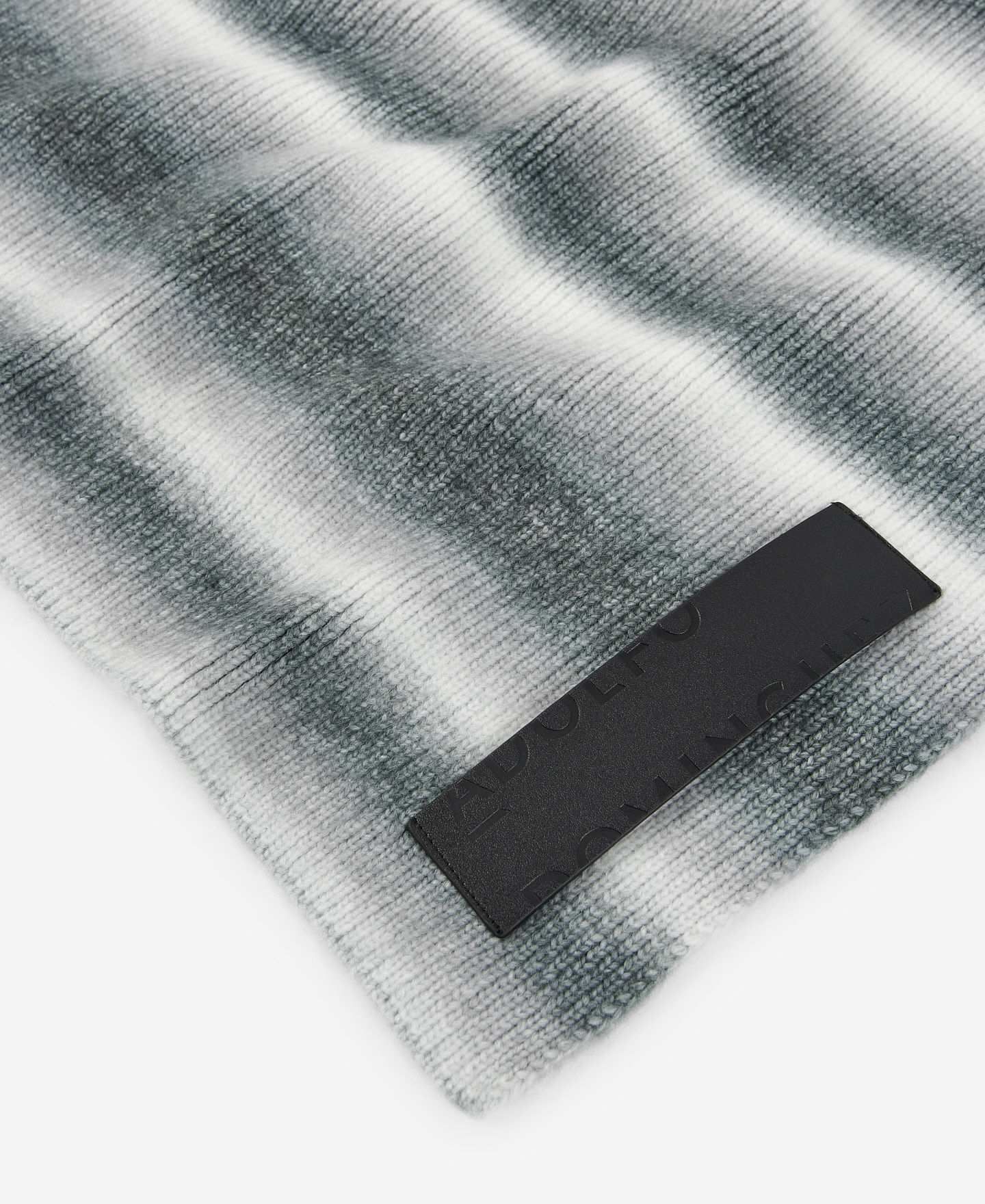 Charcoal grey acrylic scarf for women image number 2