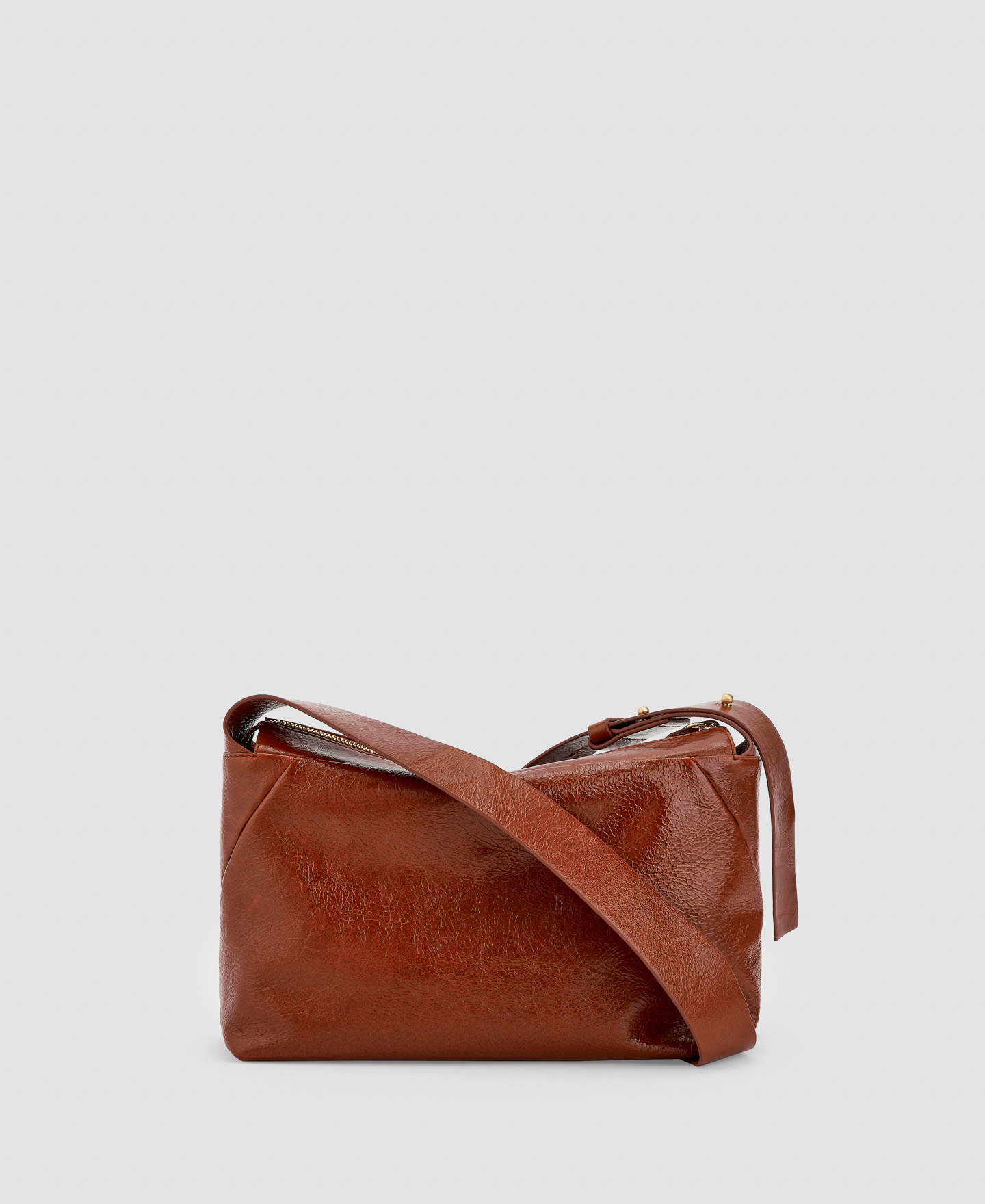 Responsible leather shoulder bag image number 1