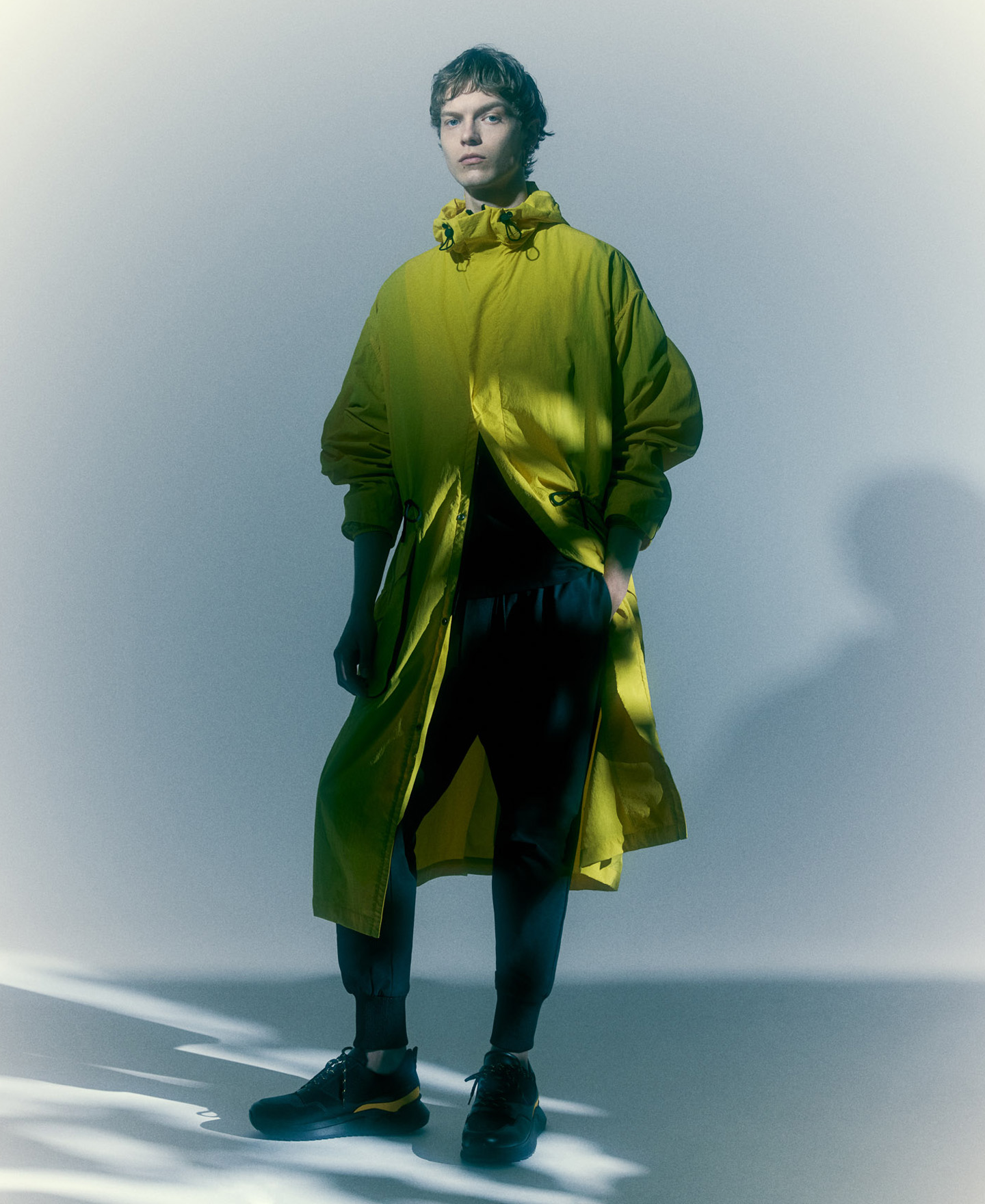 テクニカルファブリックのジョギングパンツ image number 1