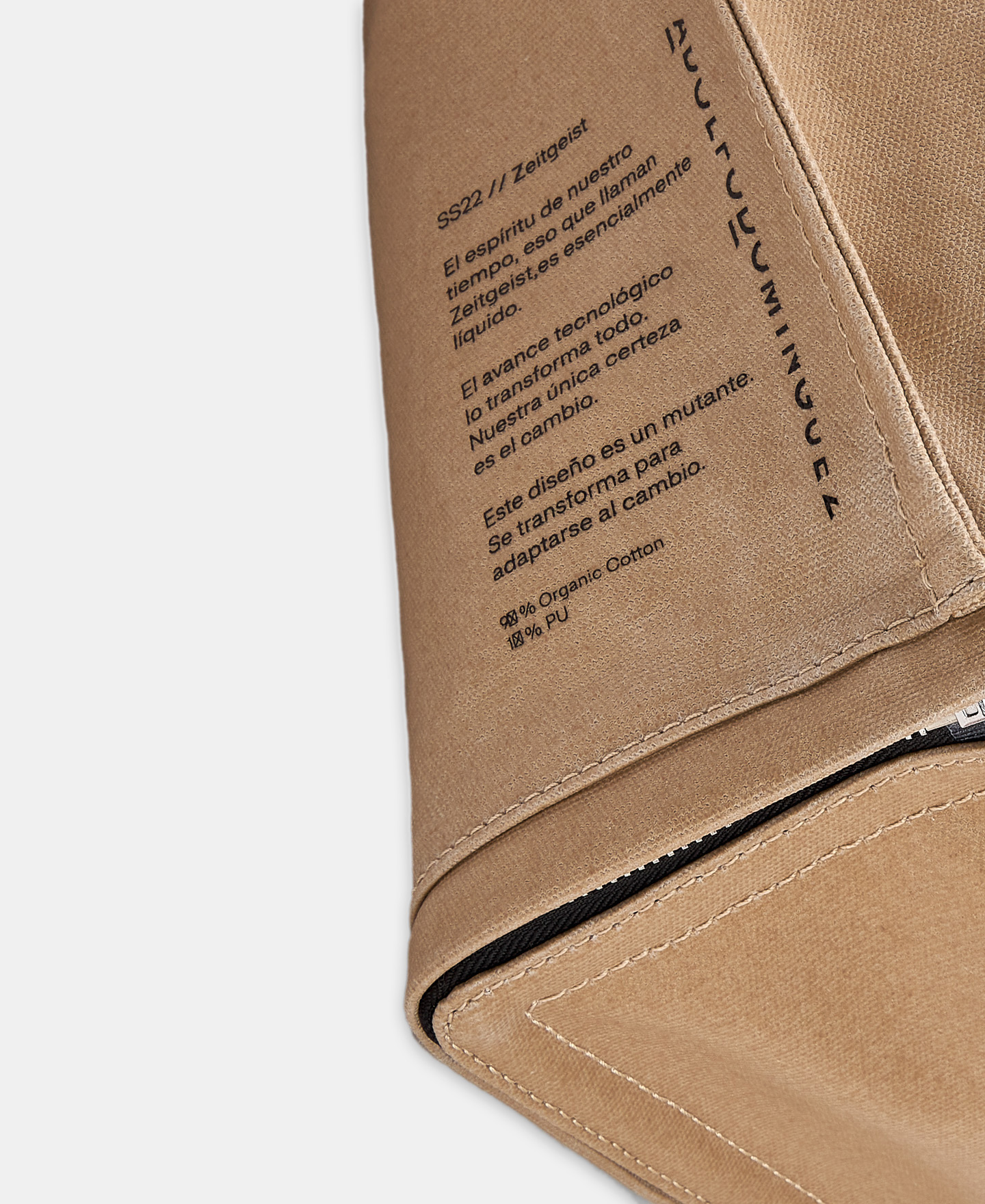 Organic cotton transformable bag image number 0