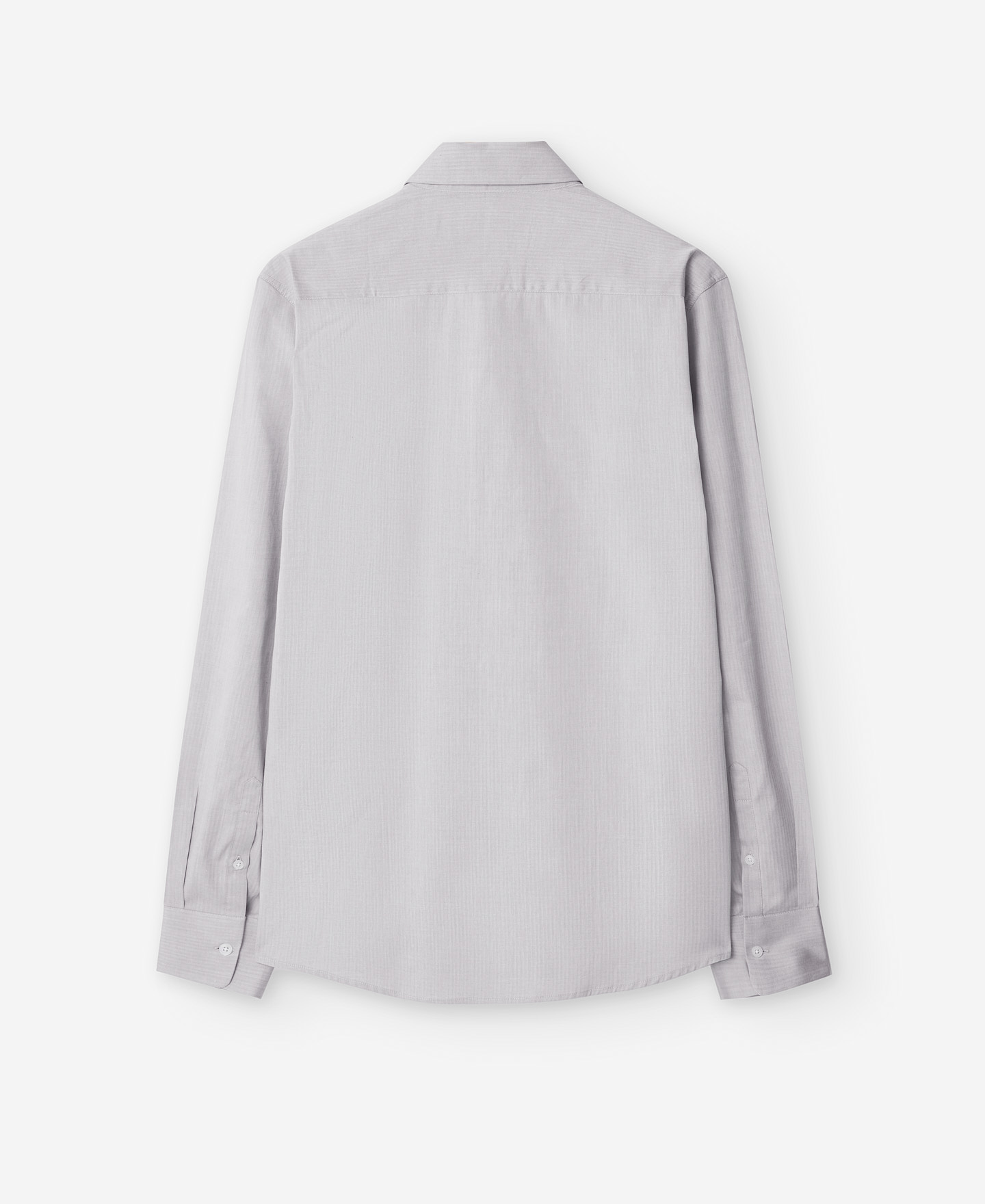 Camisa hombre regular fit algodón gris image number 5