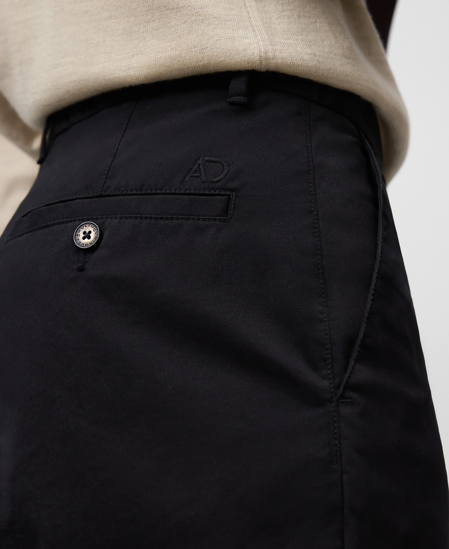 Regular fit chino trousers man image number 3