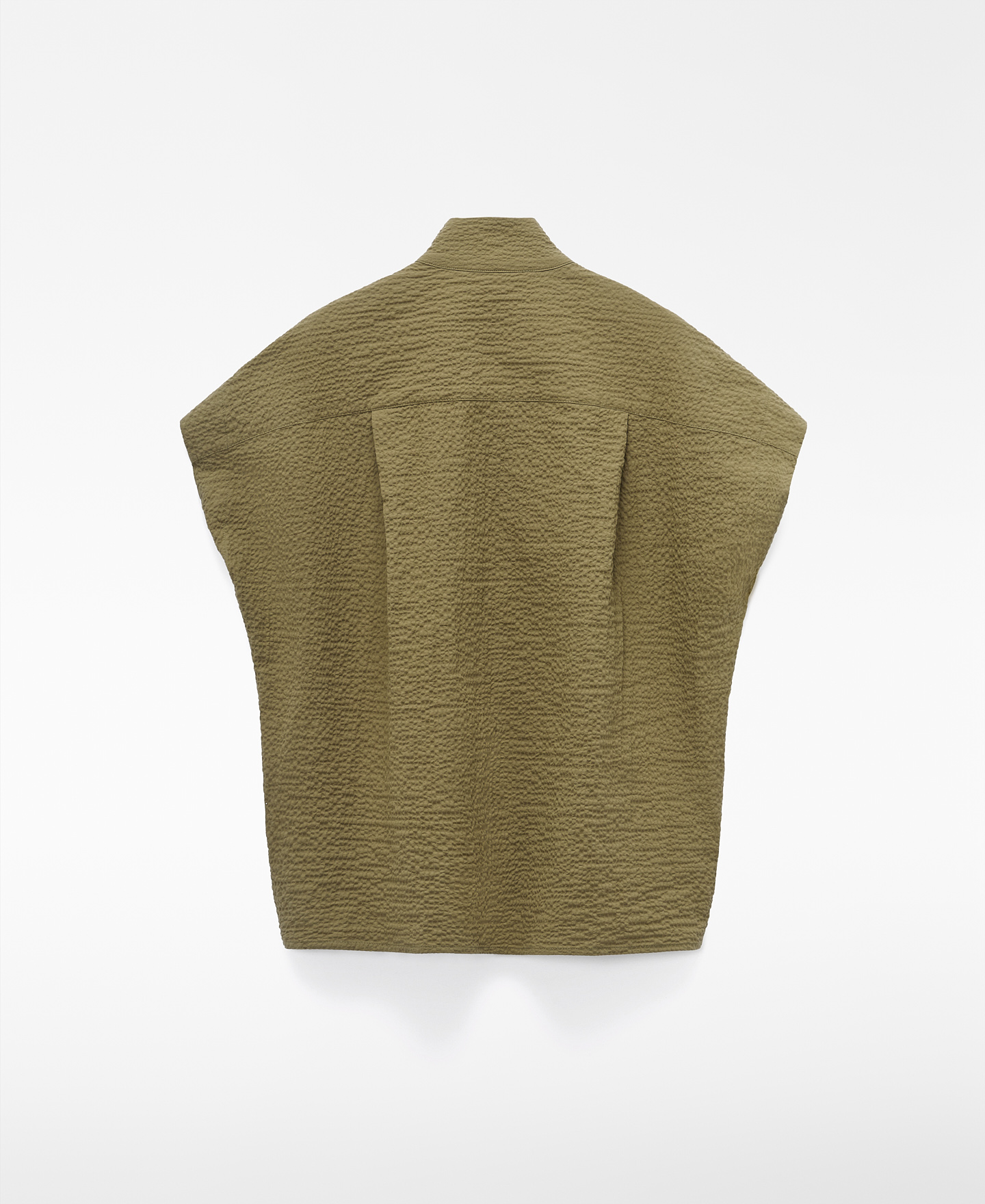 Camisa boxy seersucker algod&oacute;n image number 5