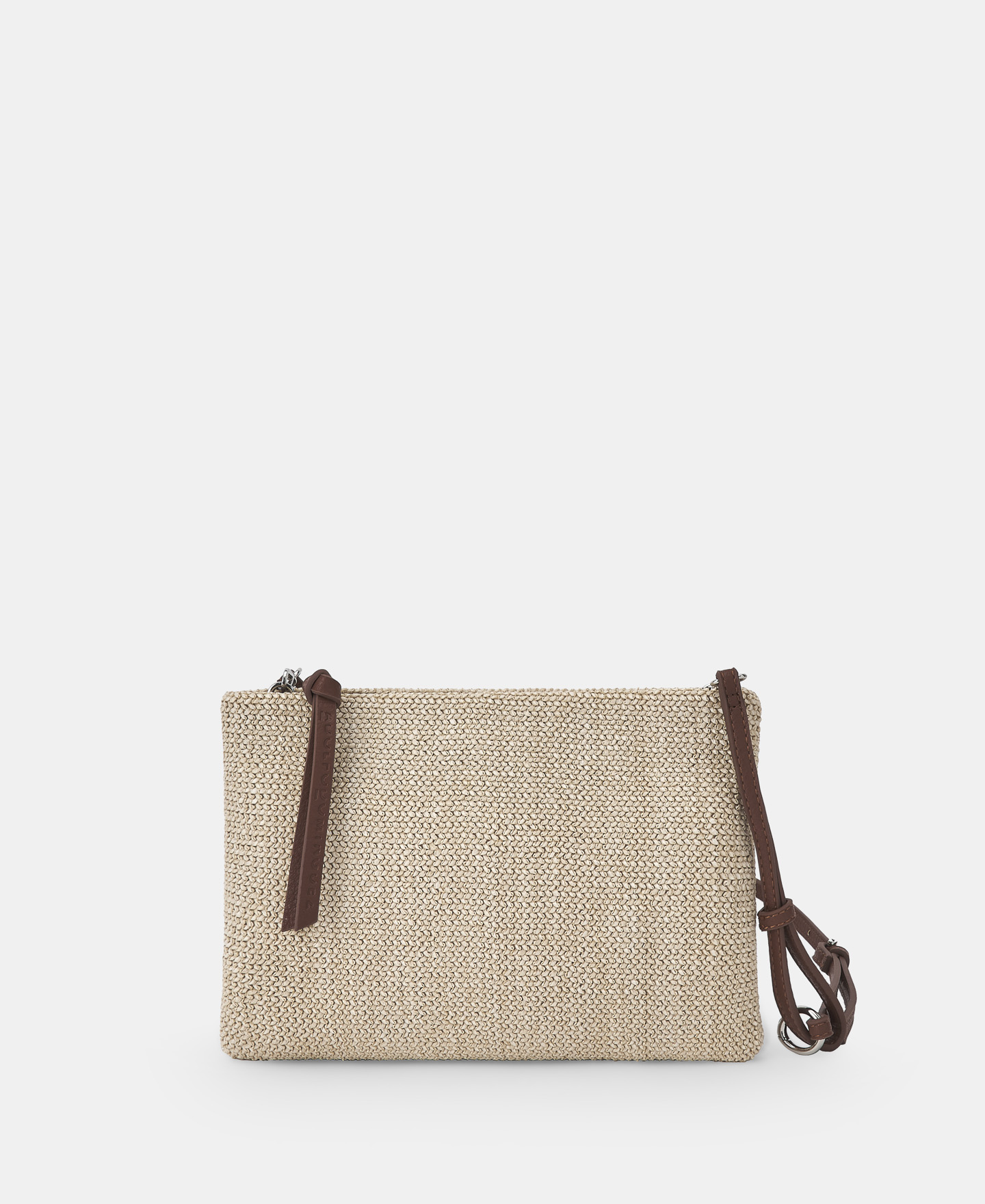 Clutch piedra en rafia calada image number 0
