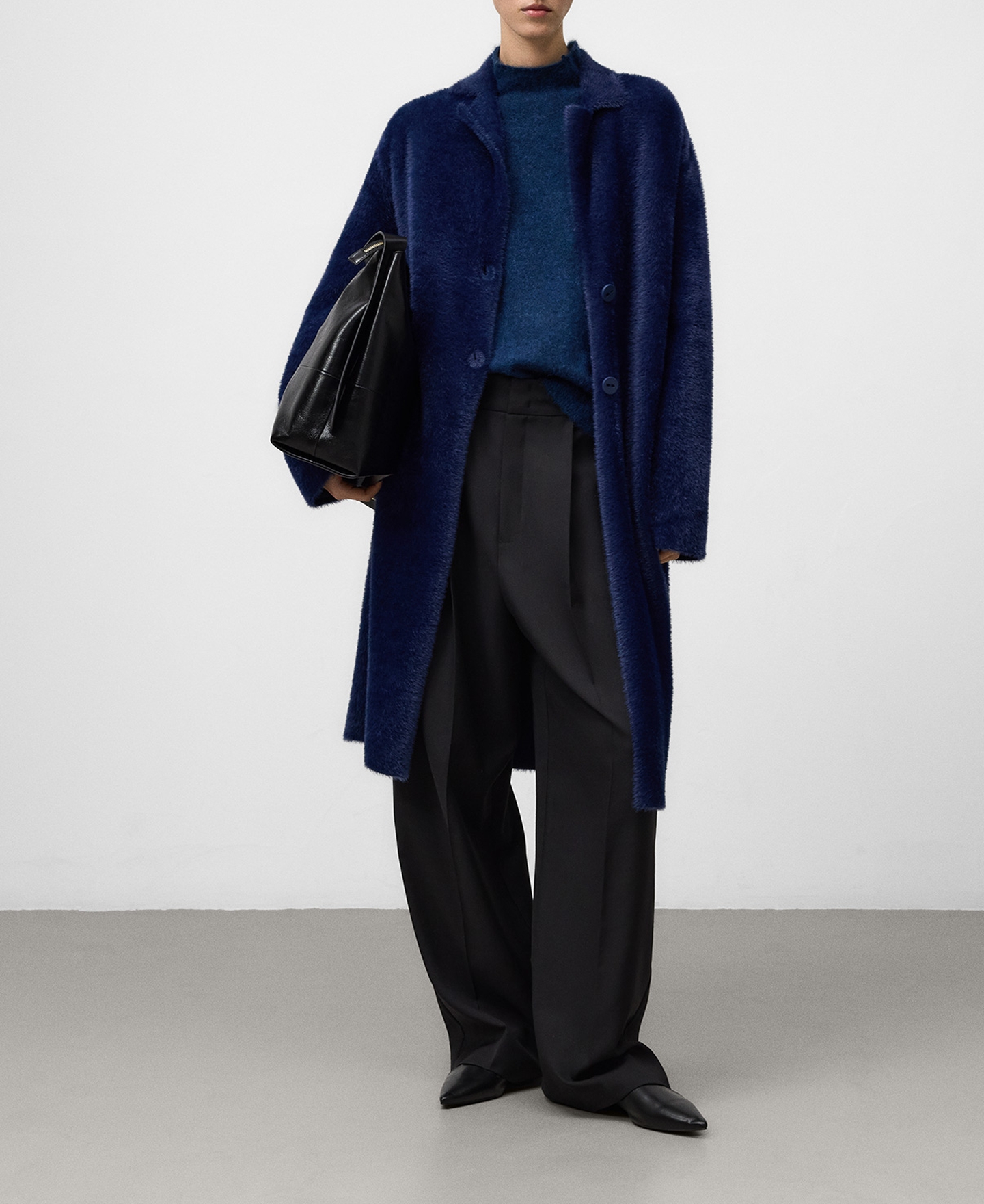 Fuzzy long coat image number 1
