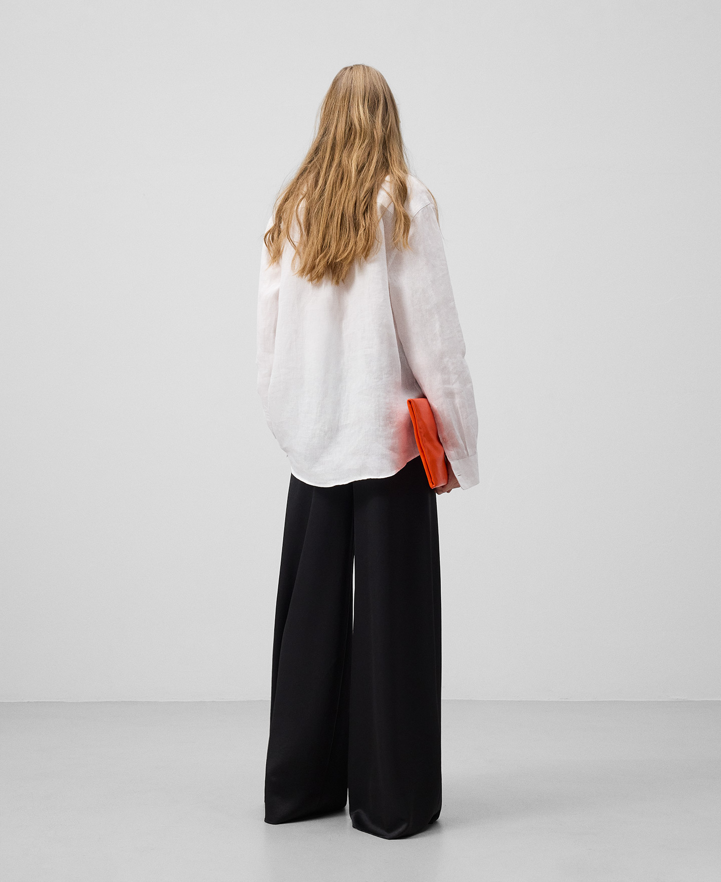 Pantalon palazzo noir pour femme image number 2