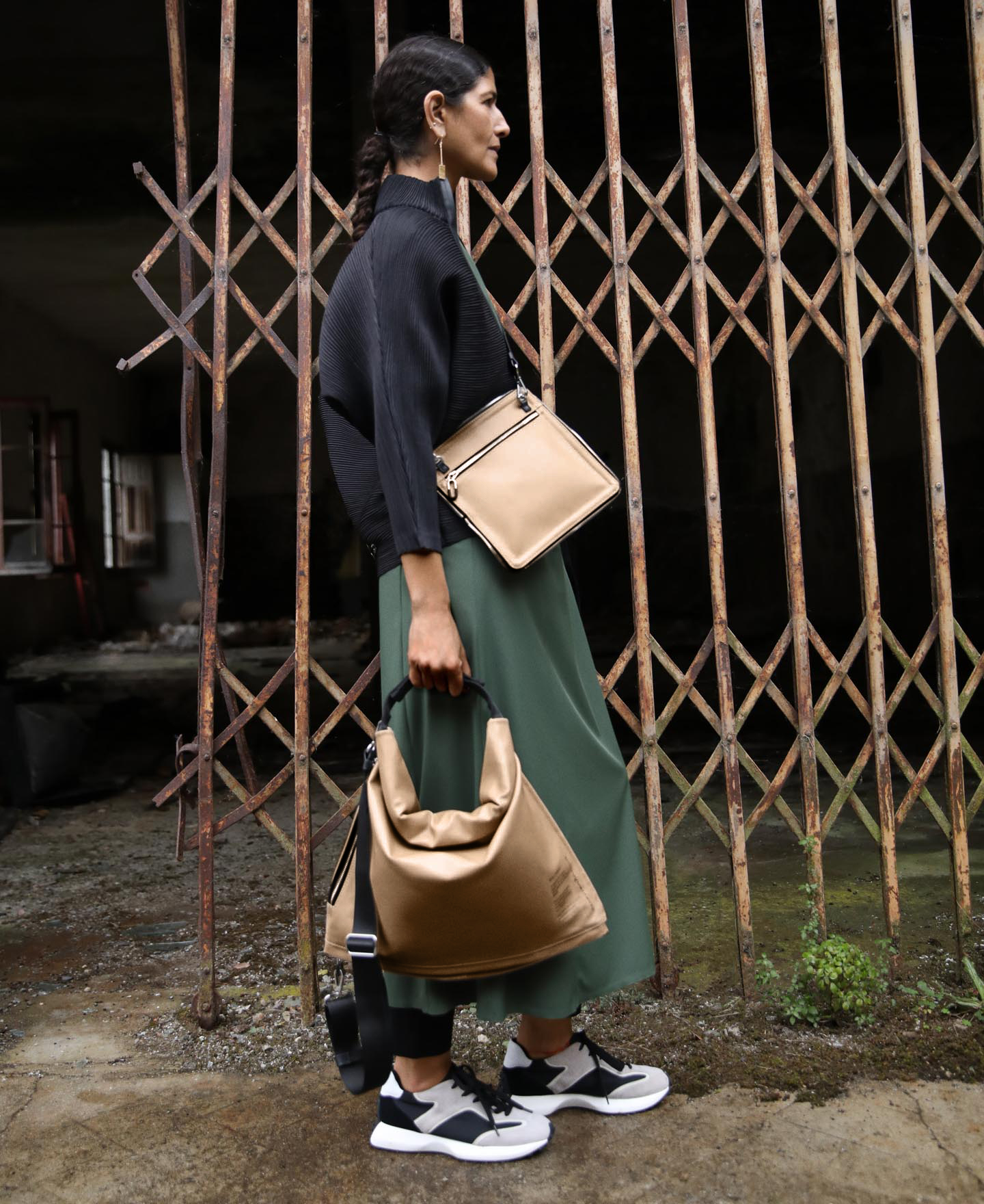 Organic cotton transformable bag image number 8