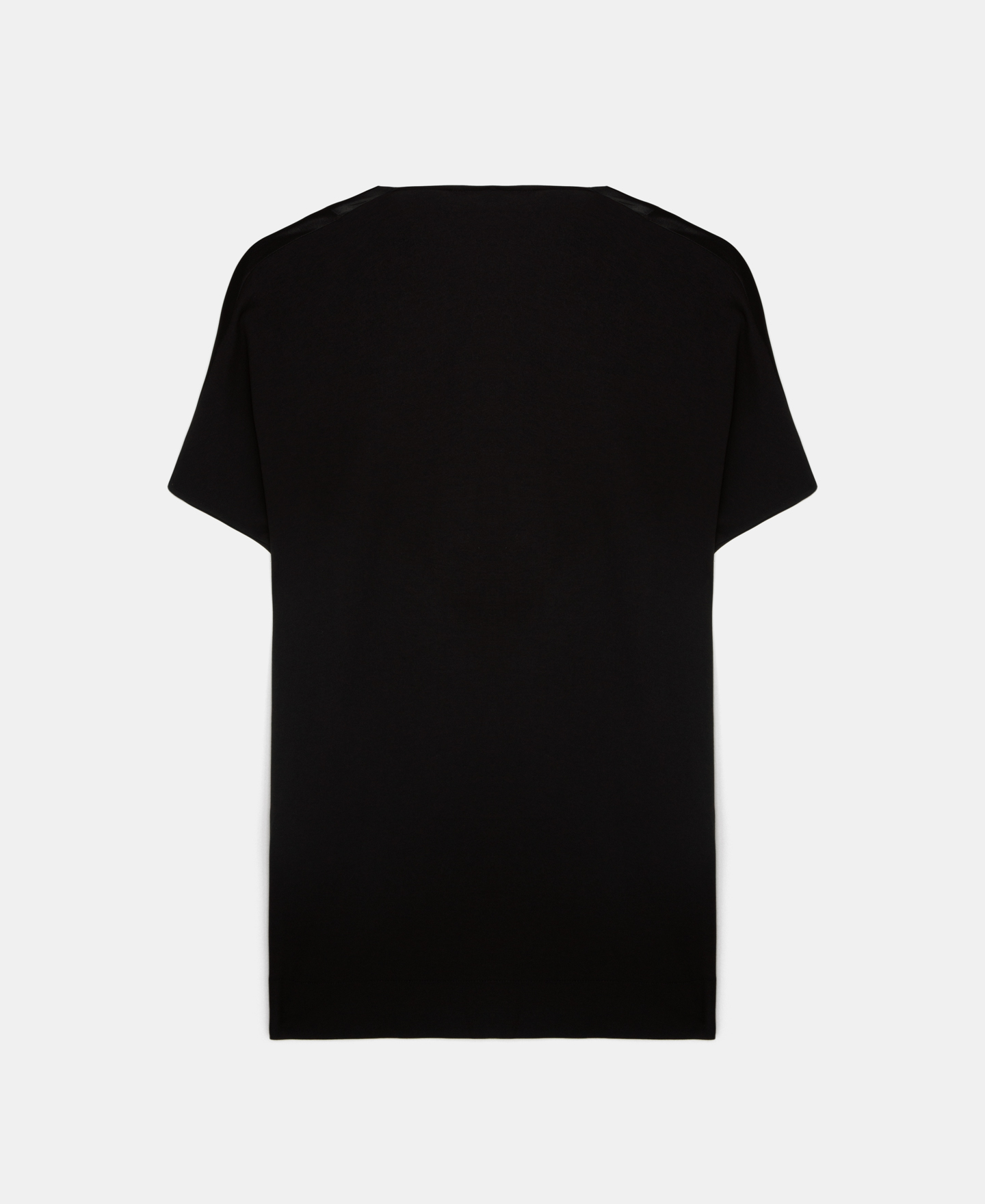 Camiseta escote pico en viscosa image number 5