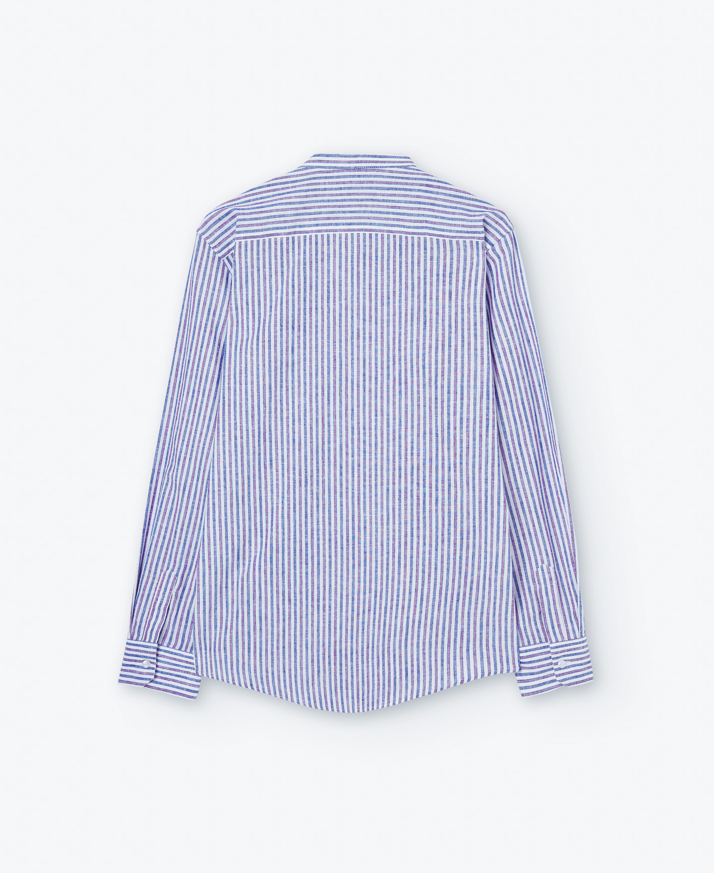 Organic cotton mandarin collar shirt image number 5