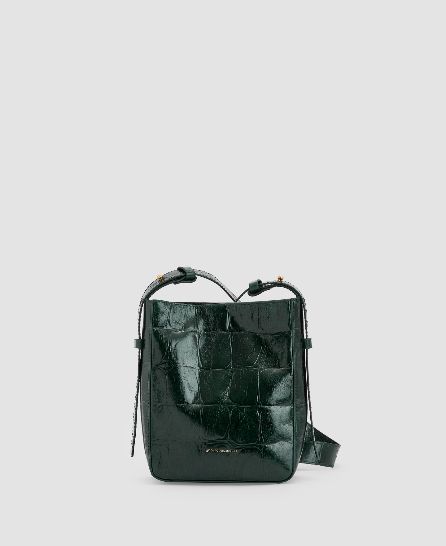 Leather bucket bag image number 0