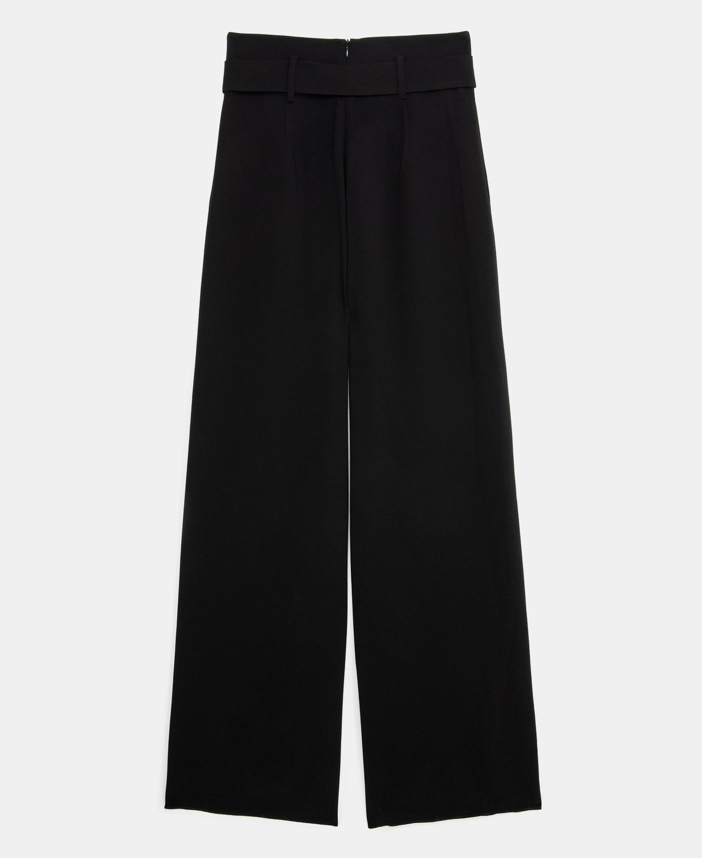 Palazzo trousers with belt image number 5