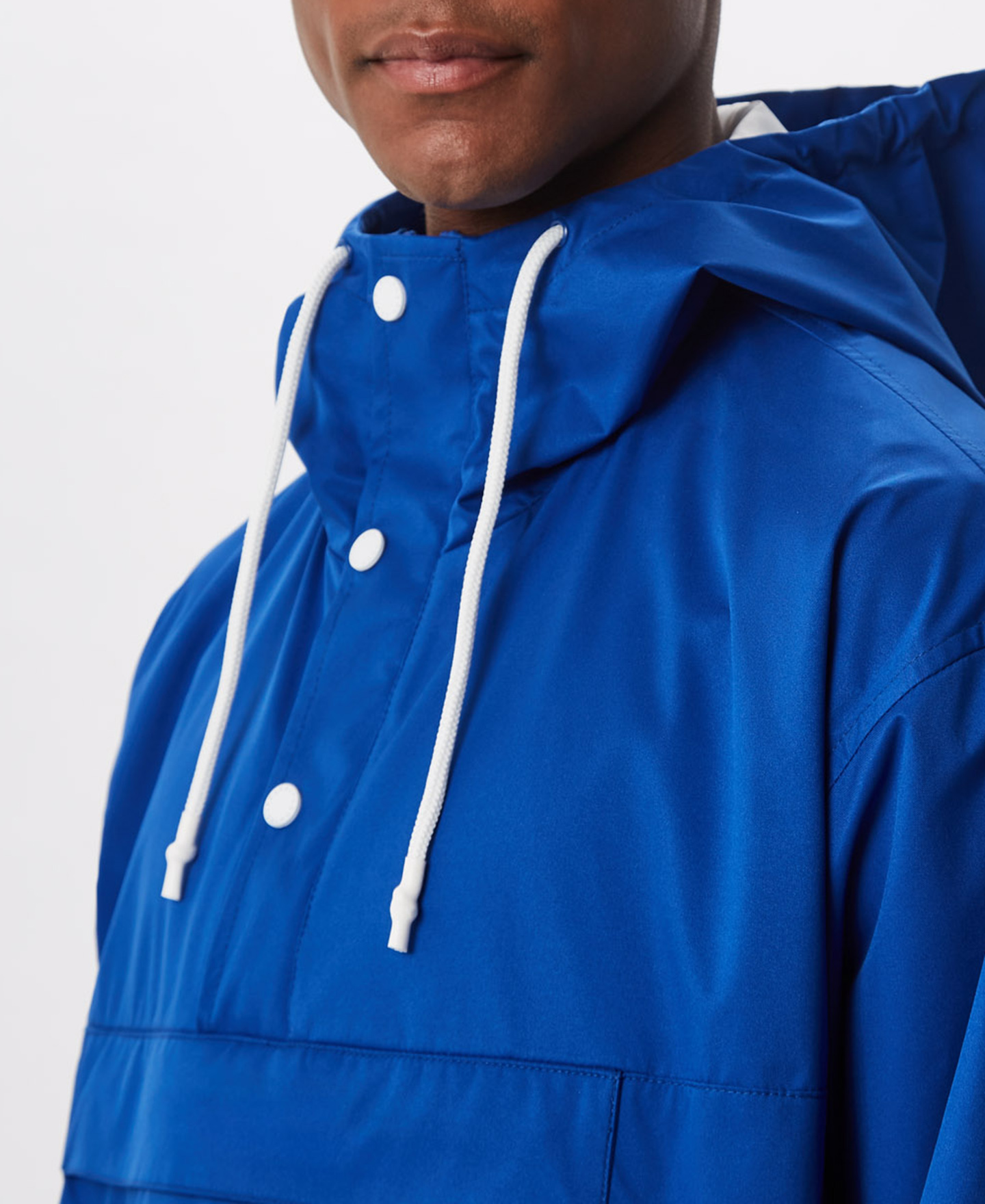 Hoodie with nylon pocket image number 1