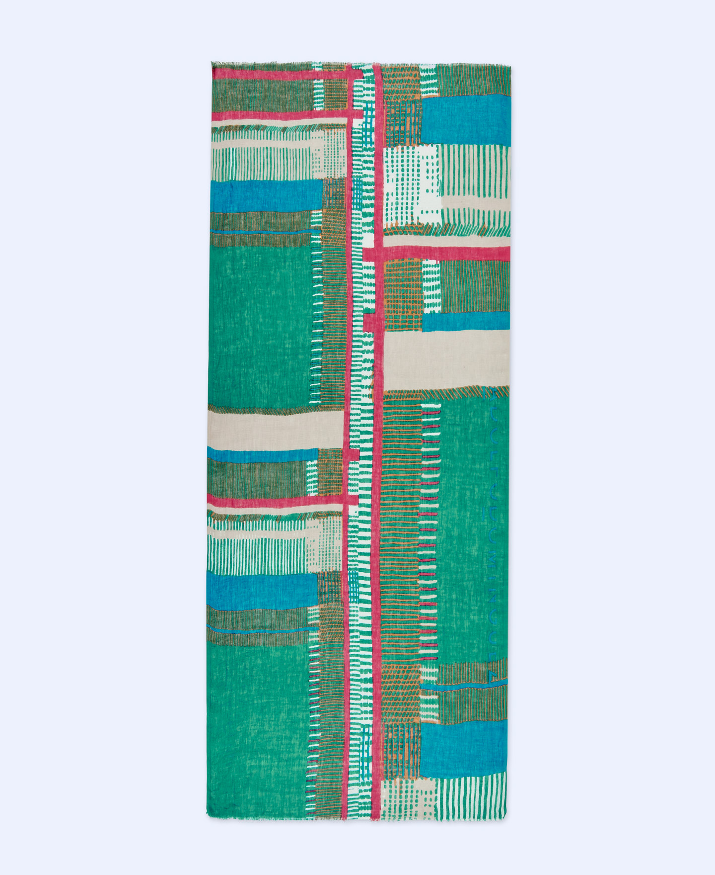 Geometric printed shawl image number 0