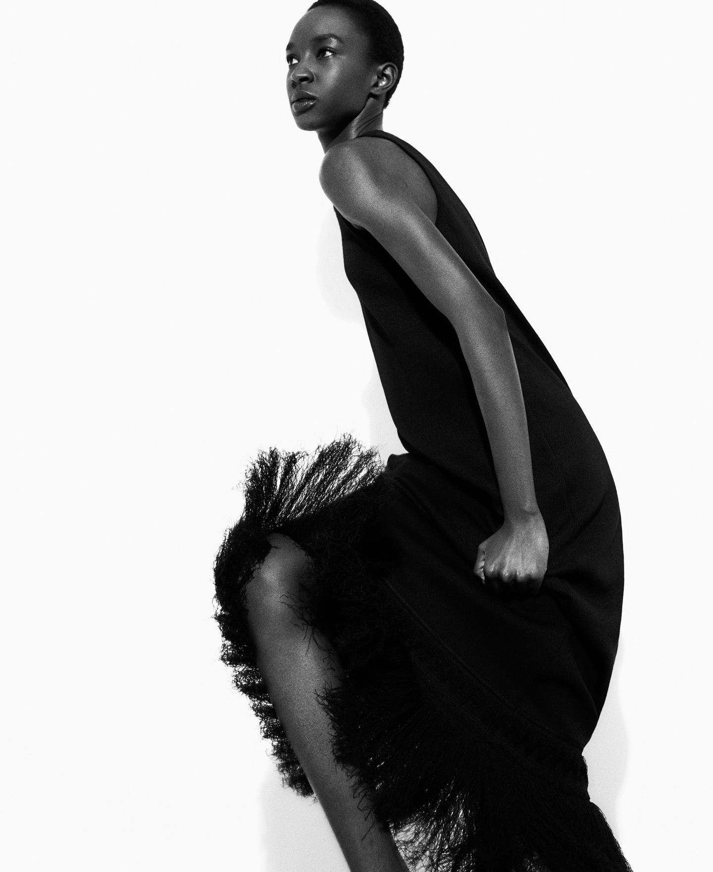 Long dress with fringes image number 5