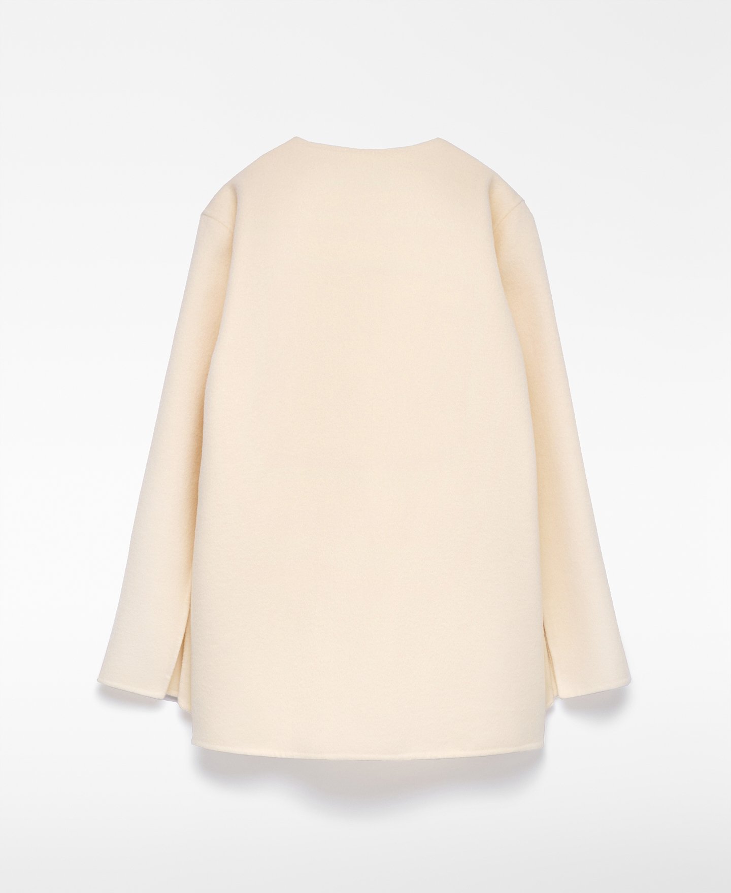 Beige merino wool blend blazer woman image number 5