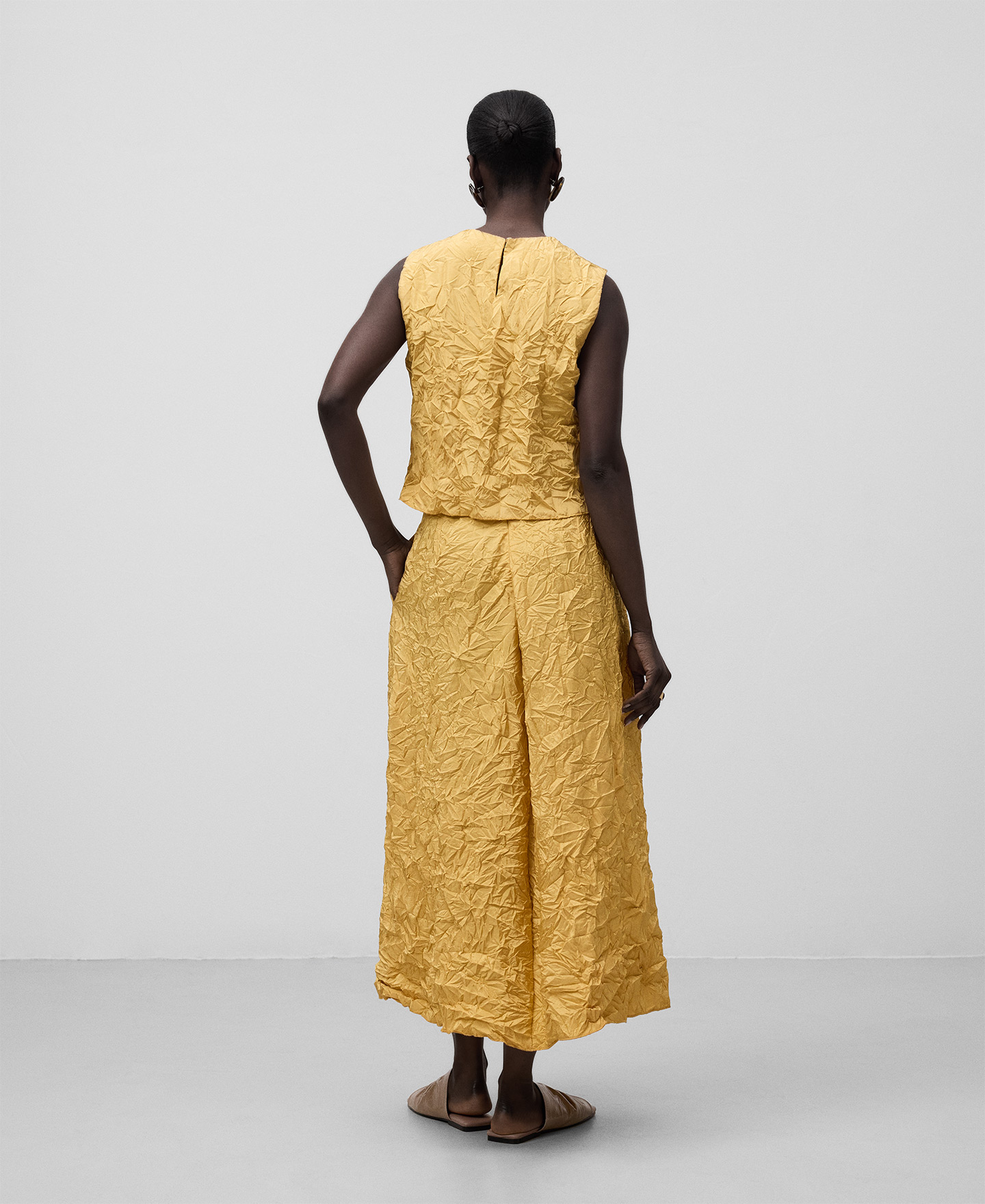 A-line midi skirt woman image number 2