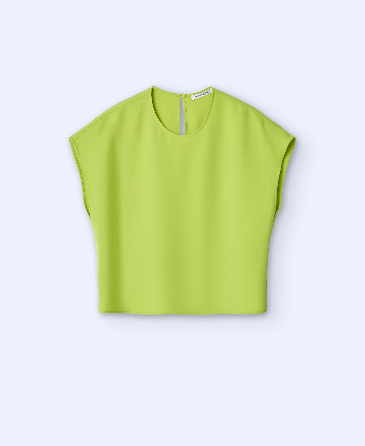 Recycled polyester crew neck top image number 4