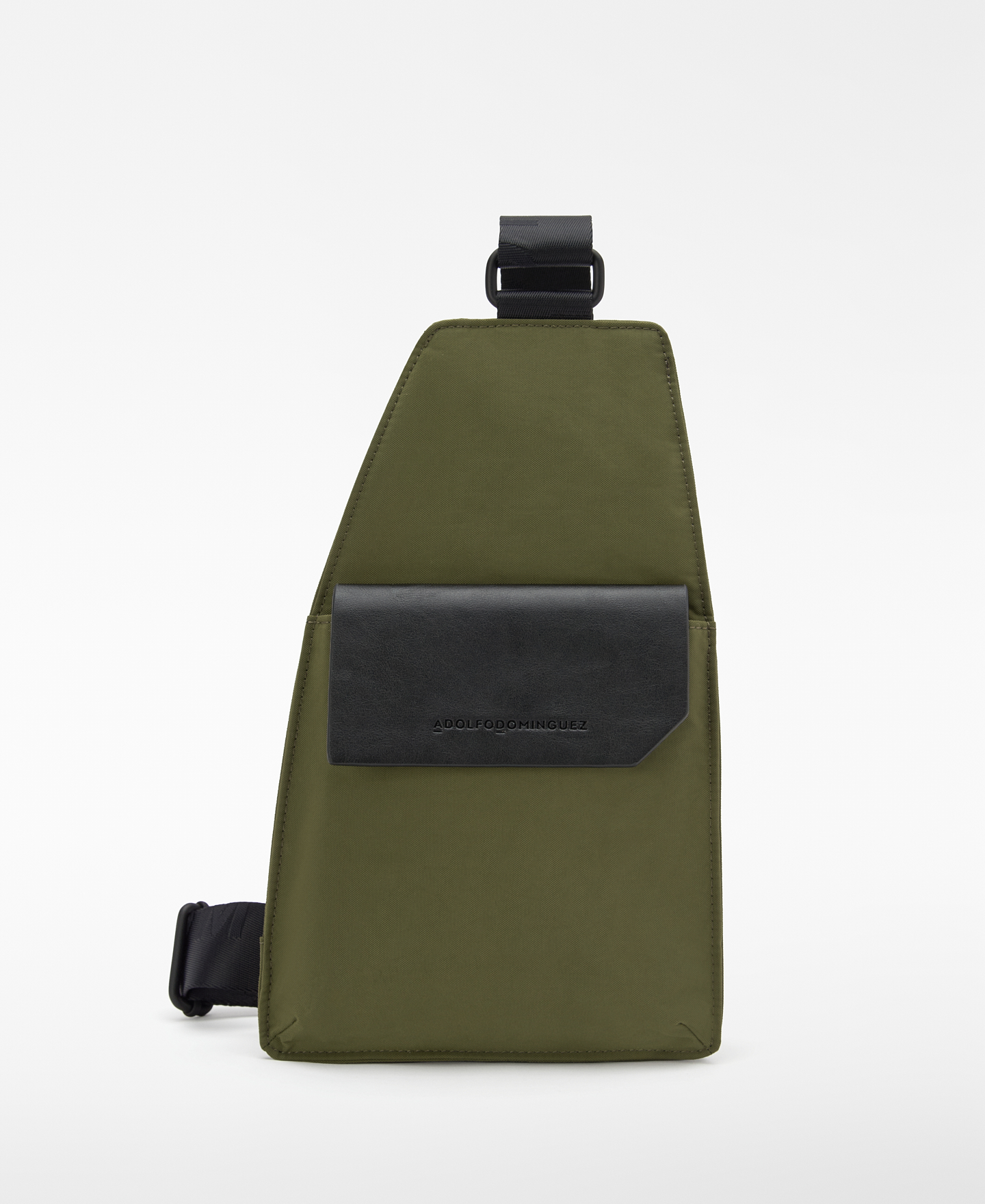 Crossbody solapa nailon image number 0