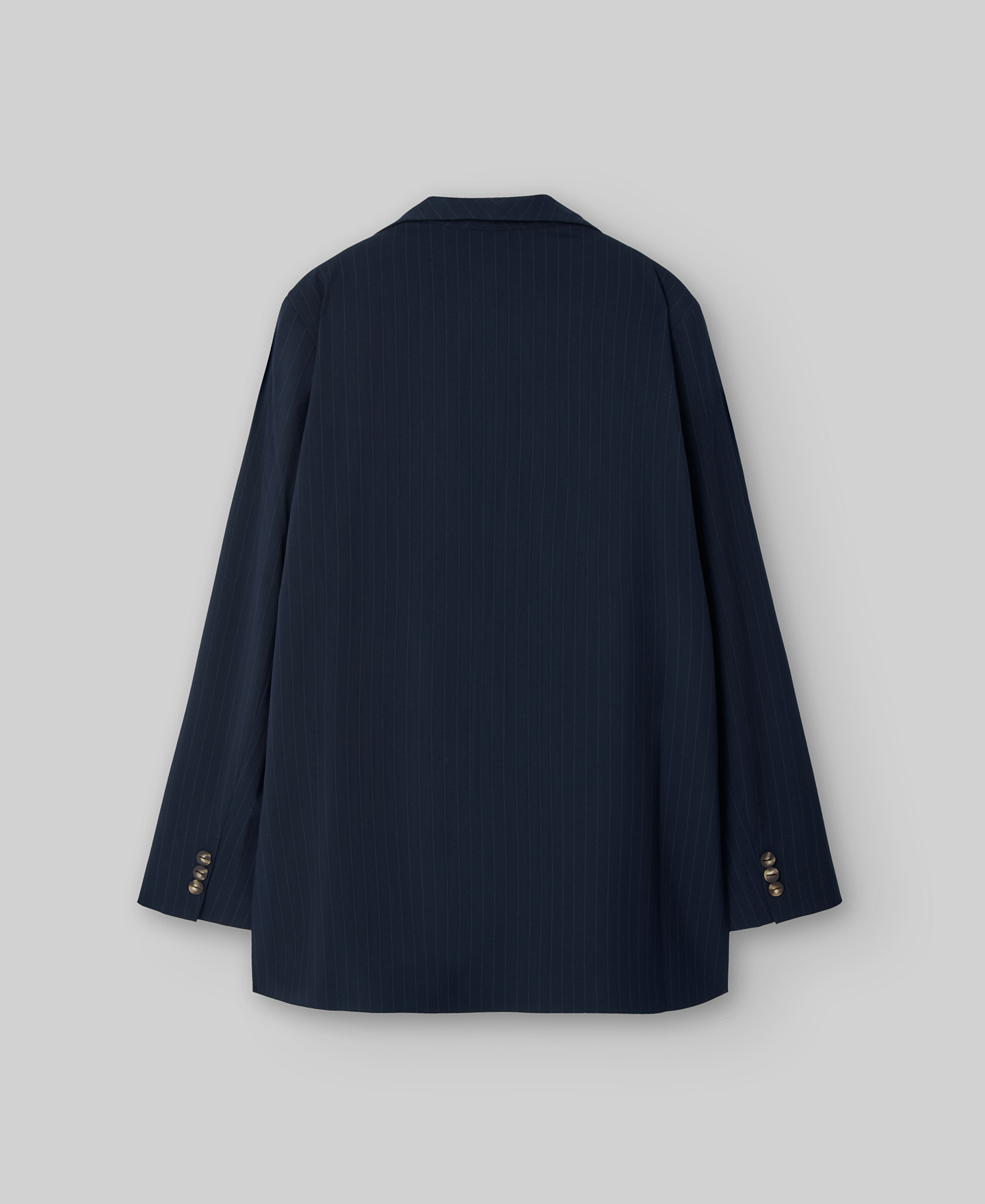 Blazer abierta rayas mujer image number 5