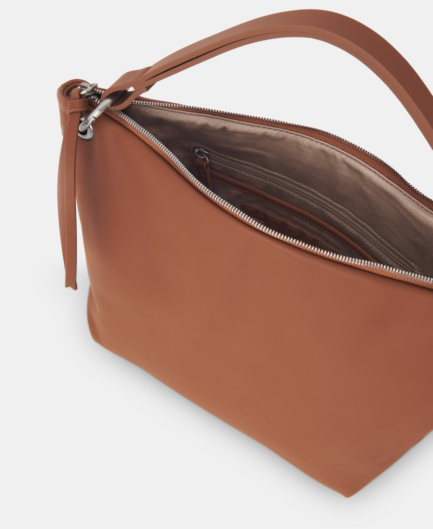 Faux leather hobo image number 2