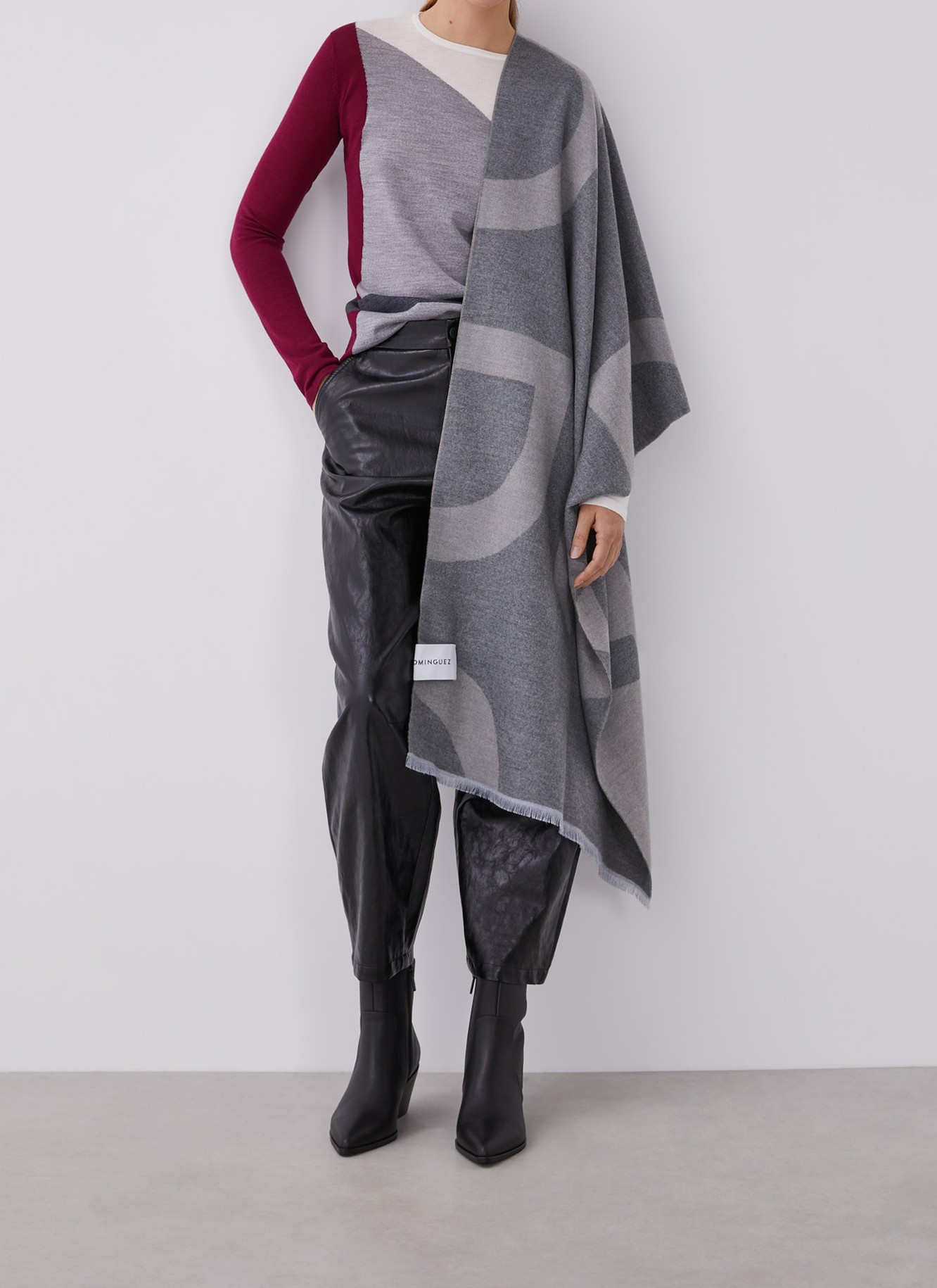 Jersey intarsia en lana merino image number 4