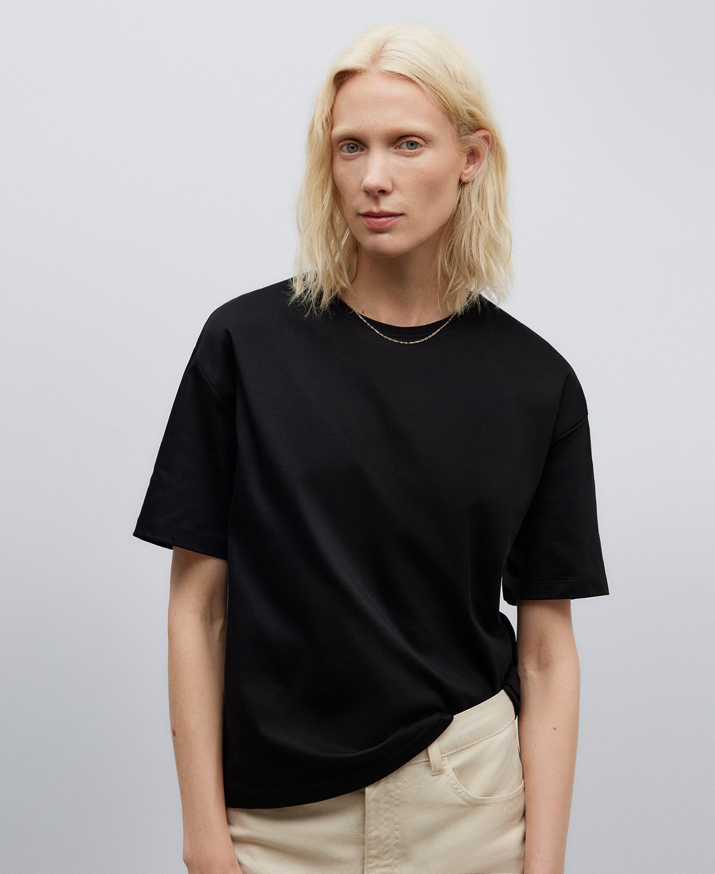 Crew collar T-shirt woman image number 0