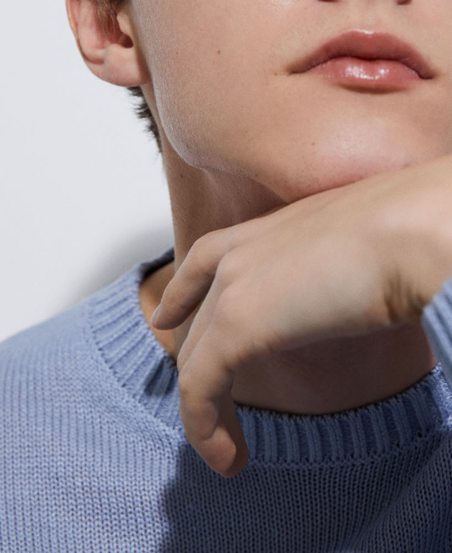 Double layer responsible viscose sweater image number 3