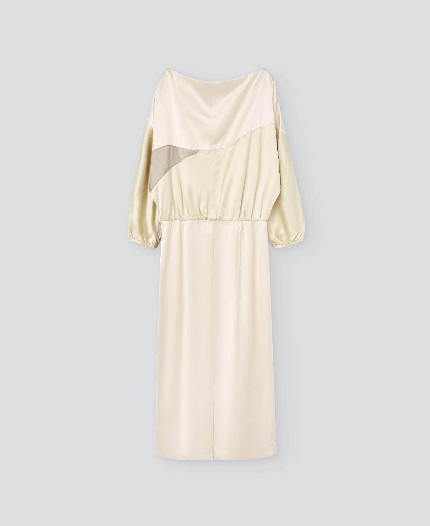 Vestido midi patchwork mujer image number 5