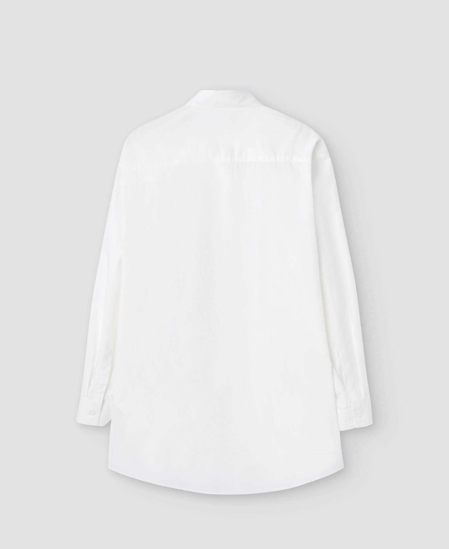 Cotton front placket shirt image number 5